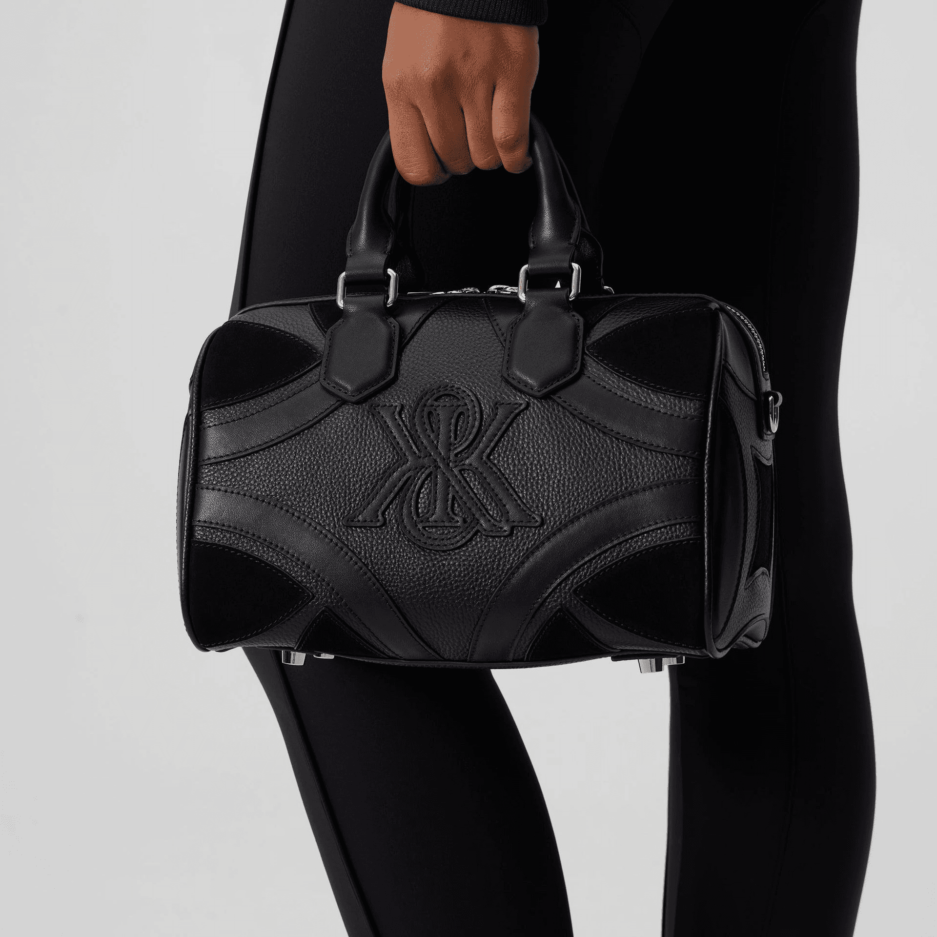 Kith Women Tile Applique Harlowe Bag - Black — Image 5