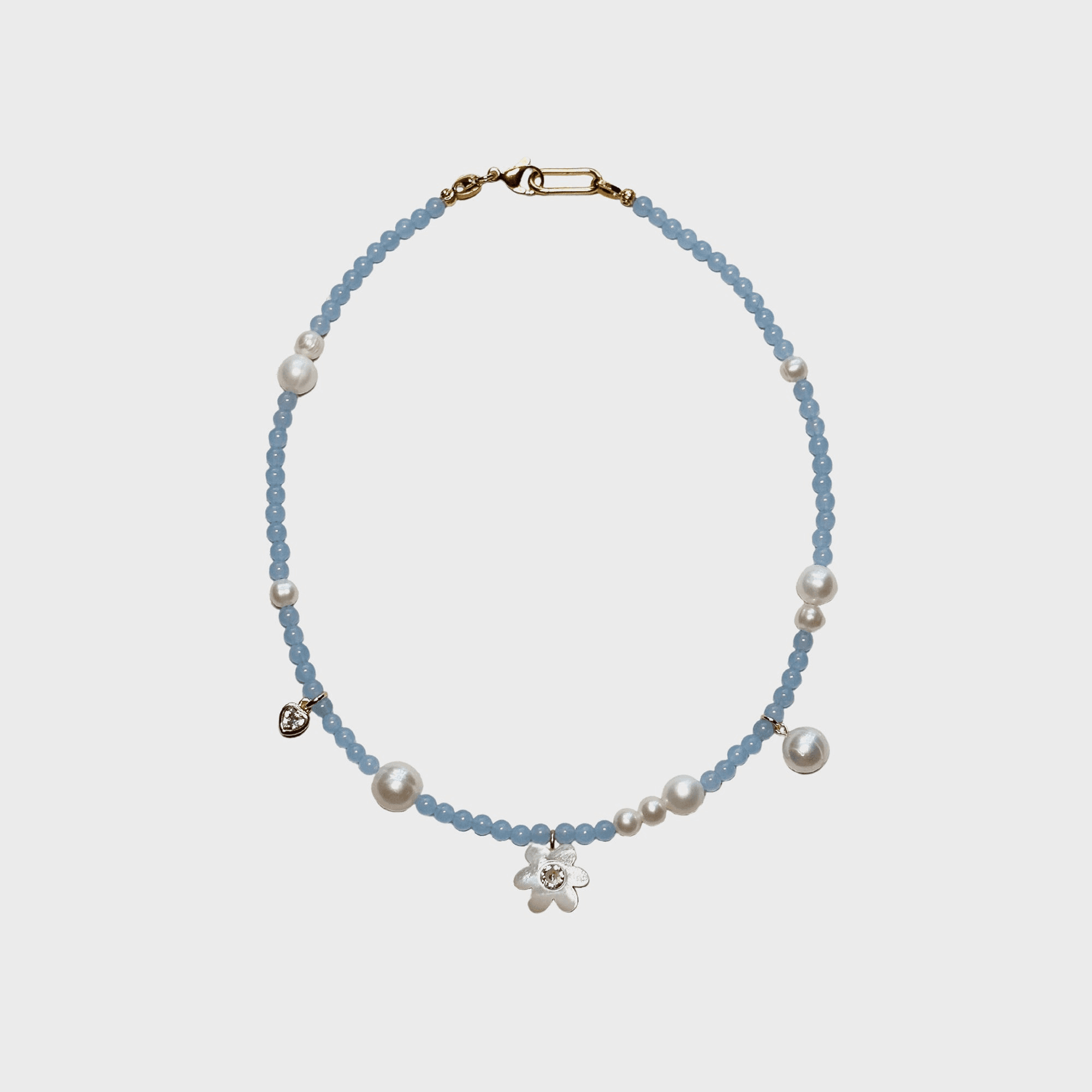 Notte Mia Full Bloom Necklace - Blue - Image 1