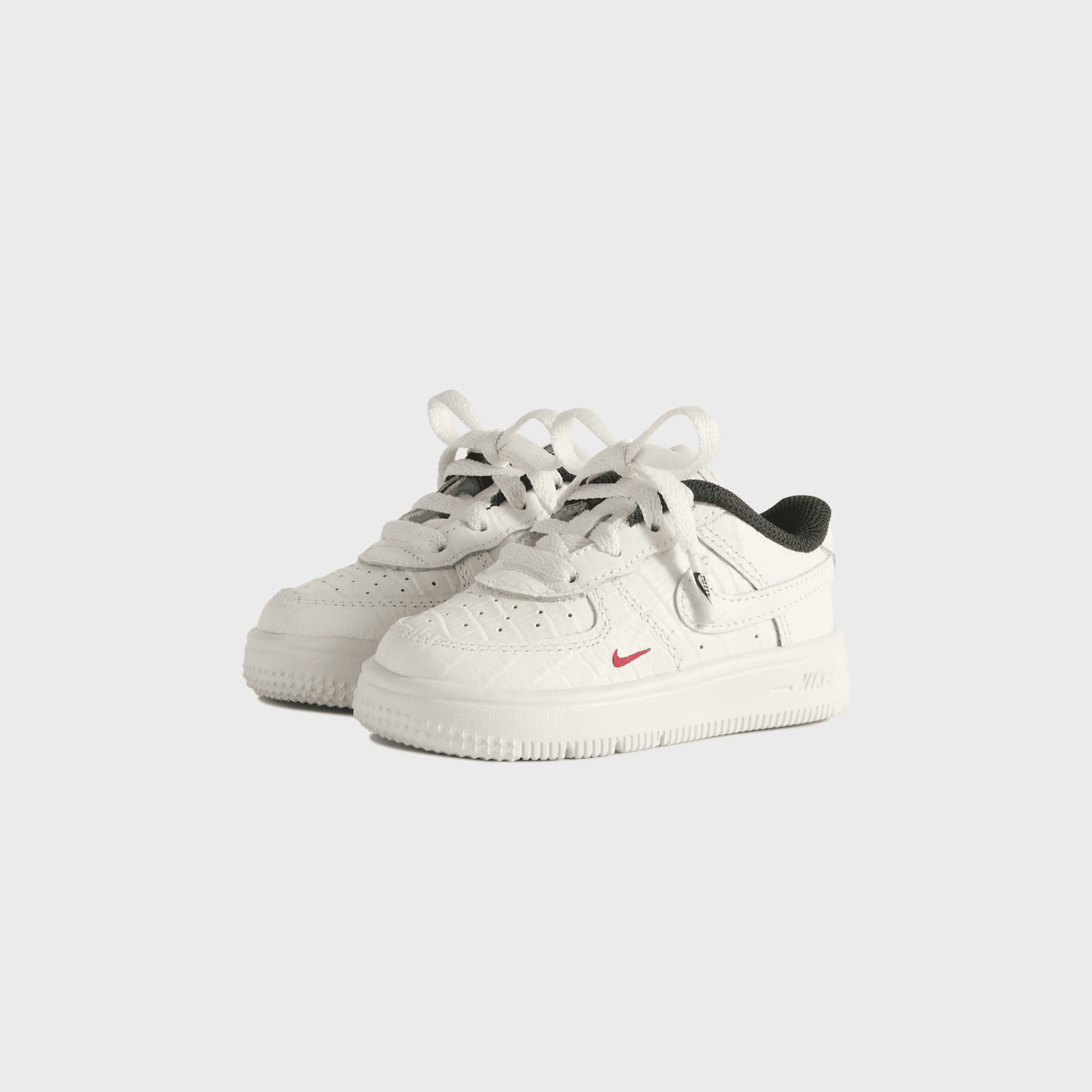Kith for Nike TD Air Force 1 - Phantom / Black Spruce / Varsity Red — Image 8