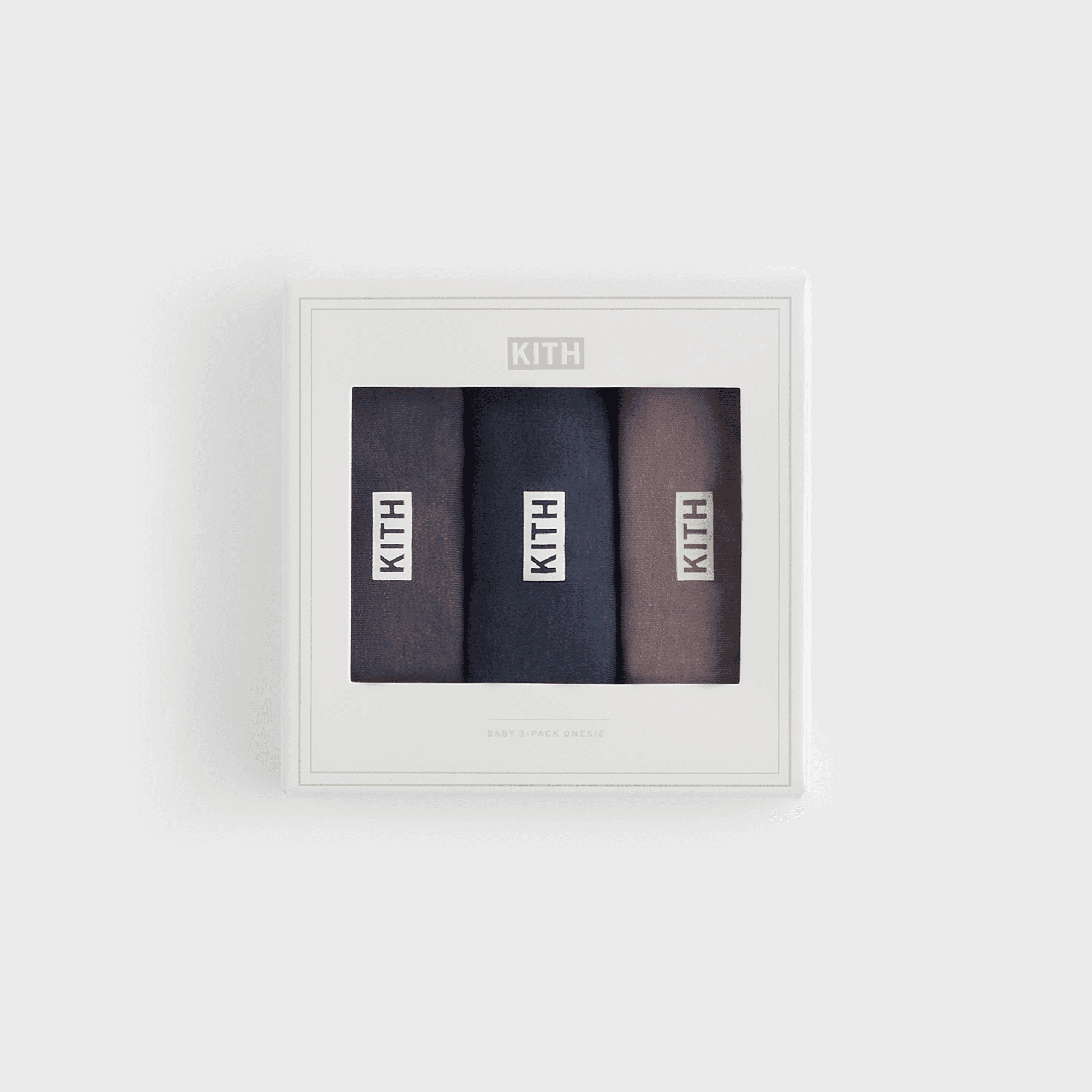Kith Baby Palette 3-Pack Bodysuit - Battleship — Image 6