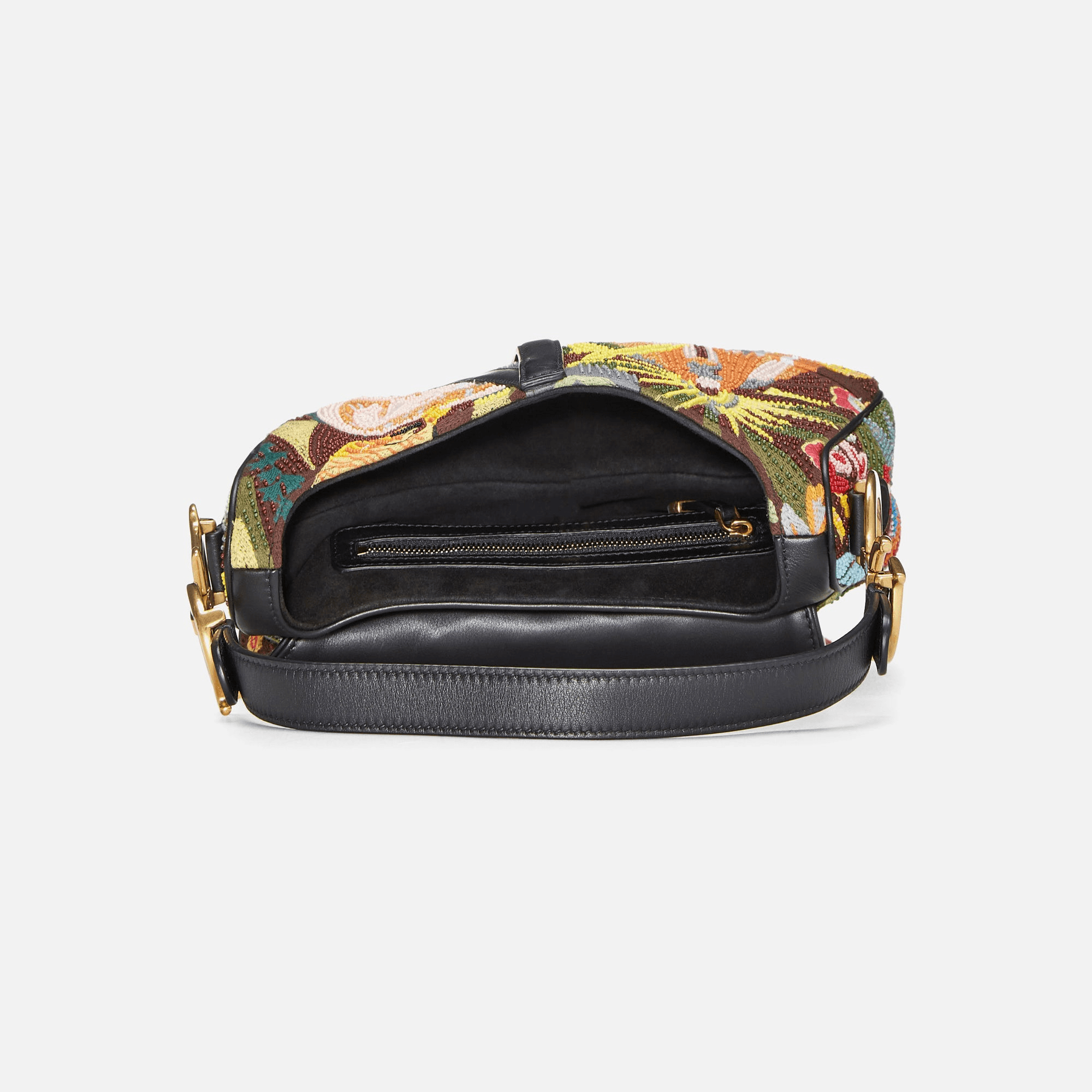 WGACA Christian Dior Multi Embellished Saddle Bag - Multi — Image 3