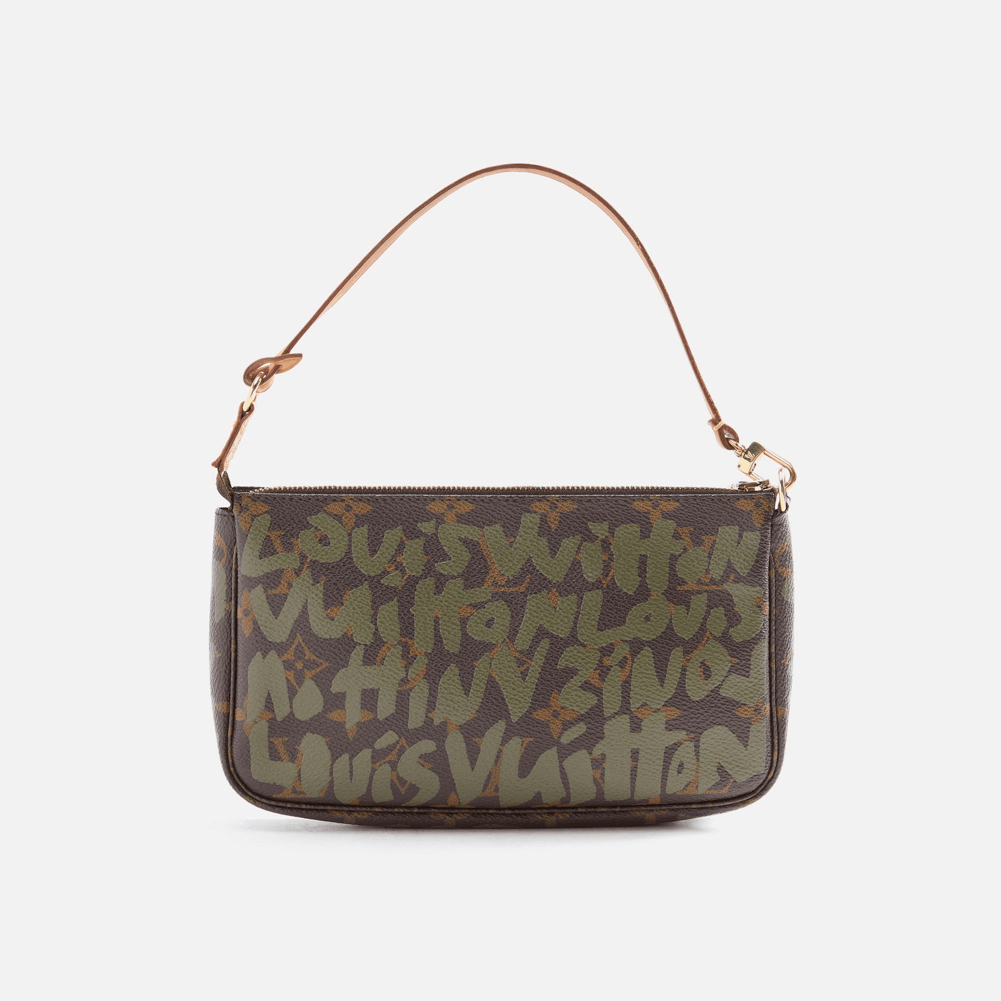 WGACA Louis Vuitton Sprouse AB Pochette V2 - Green — Image 2
