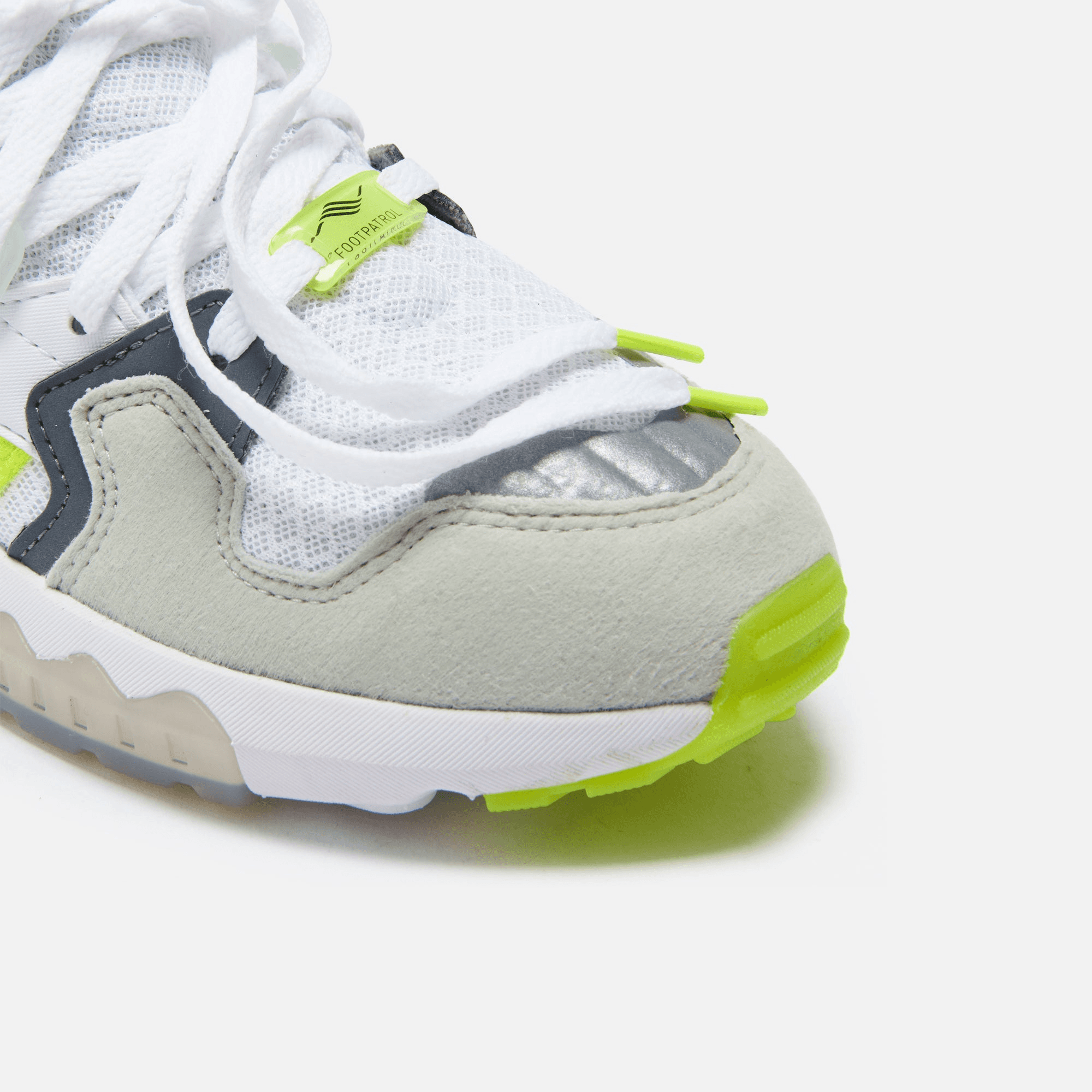 adidas Consortium x Footpatrol ZX Torsion - White / Solar Yellow / Ash Grey — Image 5