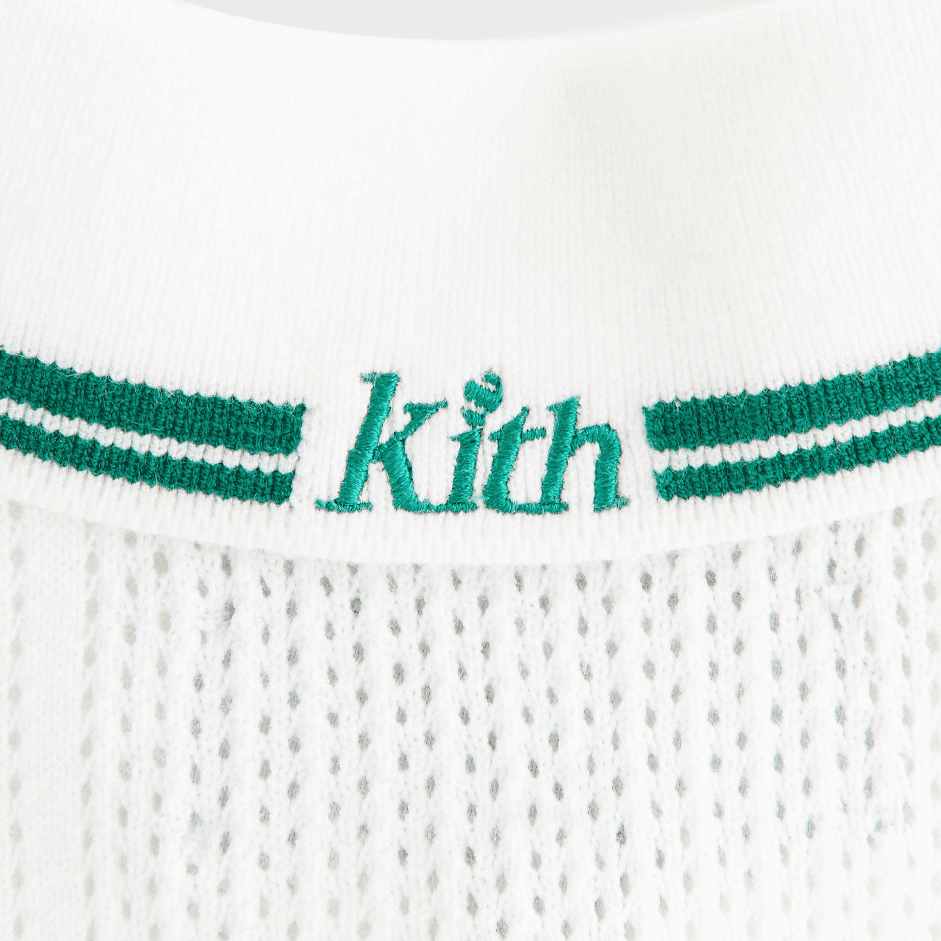 Kith Women for Wilson Essex Sweater Polo - White — Image 2