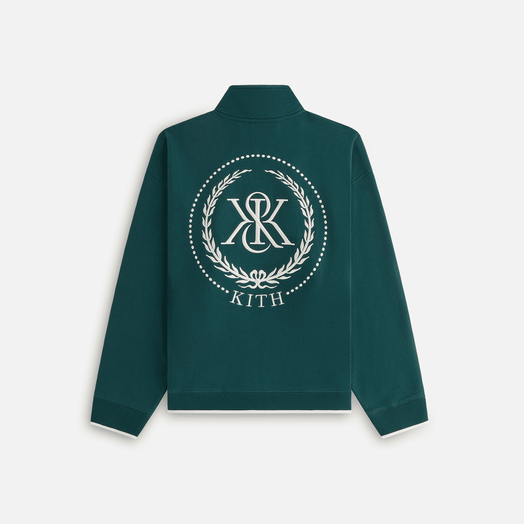 Kith Women Hunter III Crest Quarter Zip - Chronicle — Image 5