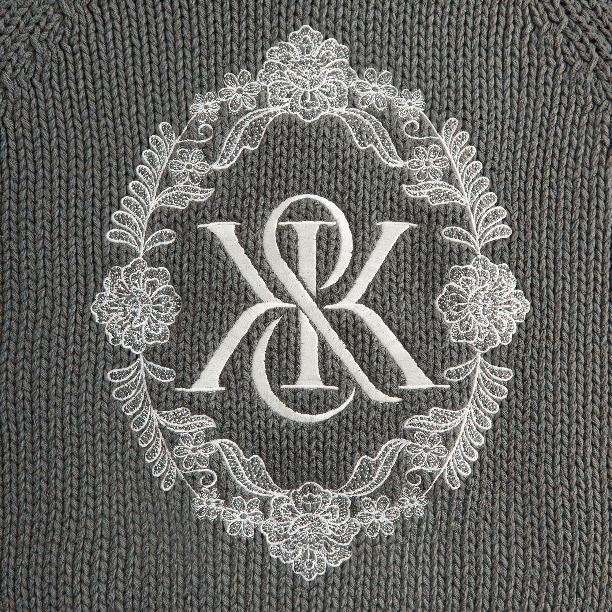 Kith Women Celyse Crest Sweater Hoodie - Machine — Image 2