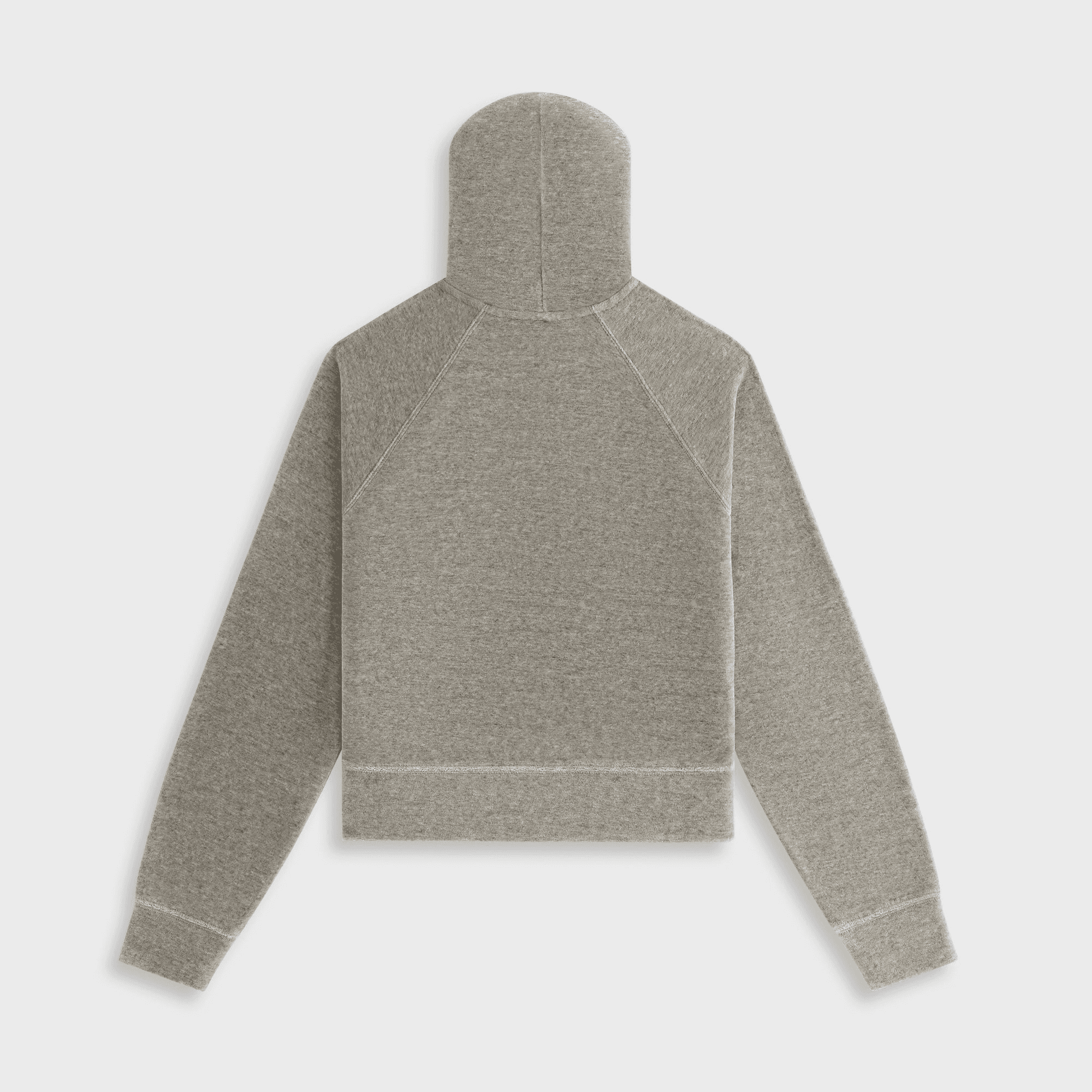 Kith Women Tatum Velour Hoodie - Light Heather Grey — Image 4