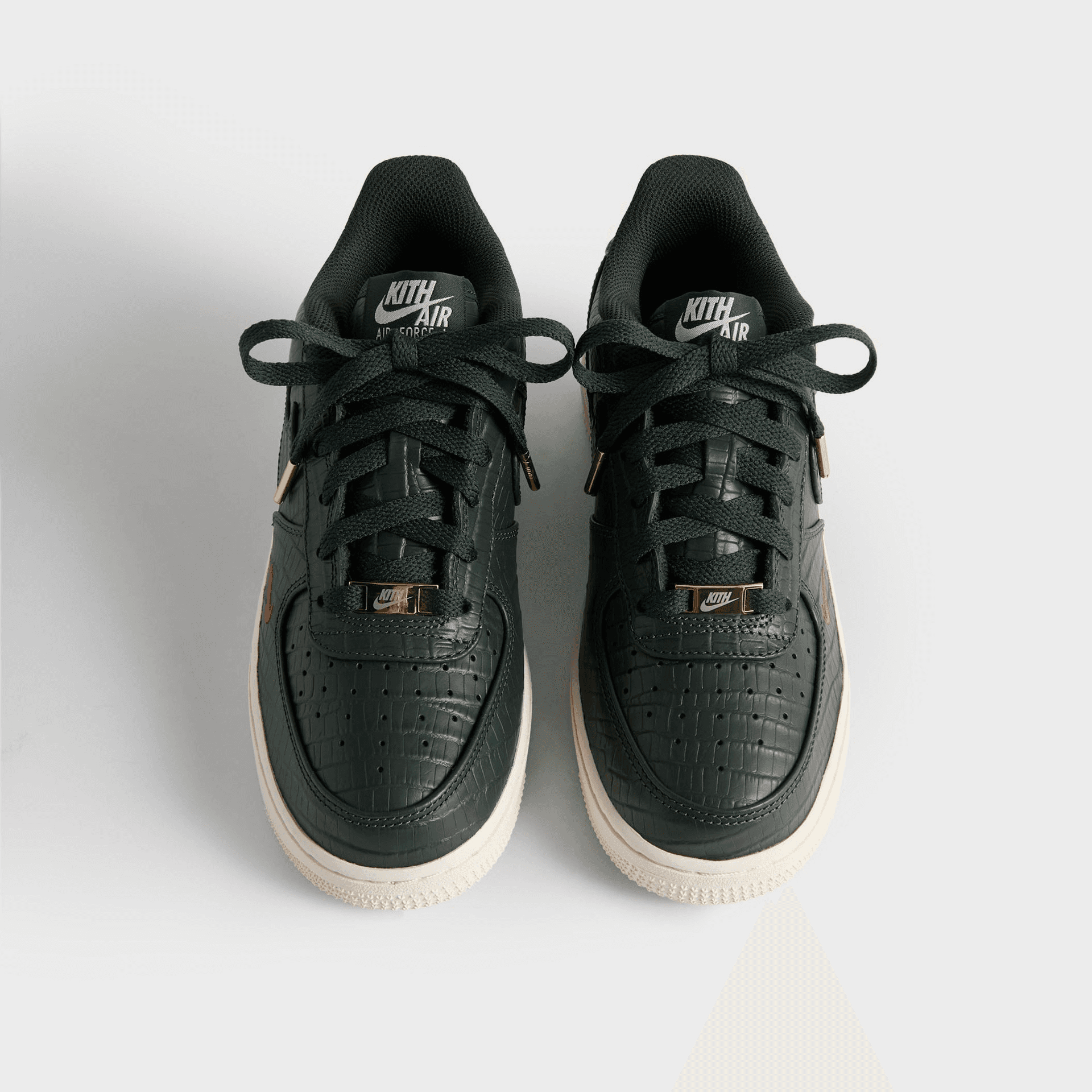 Kith for Nike GS Air Force 1 - Black Spruce / Phantom / Varsity Red — Image 5