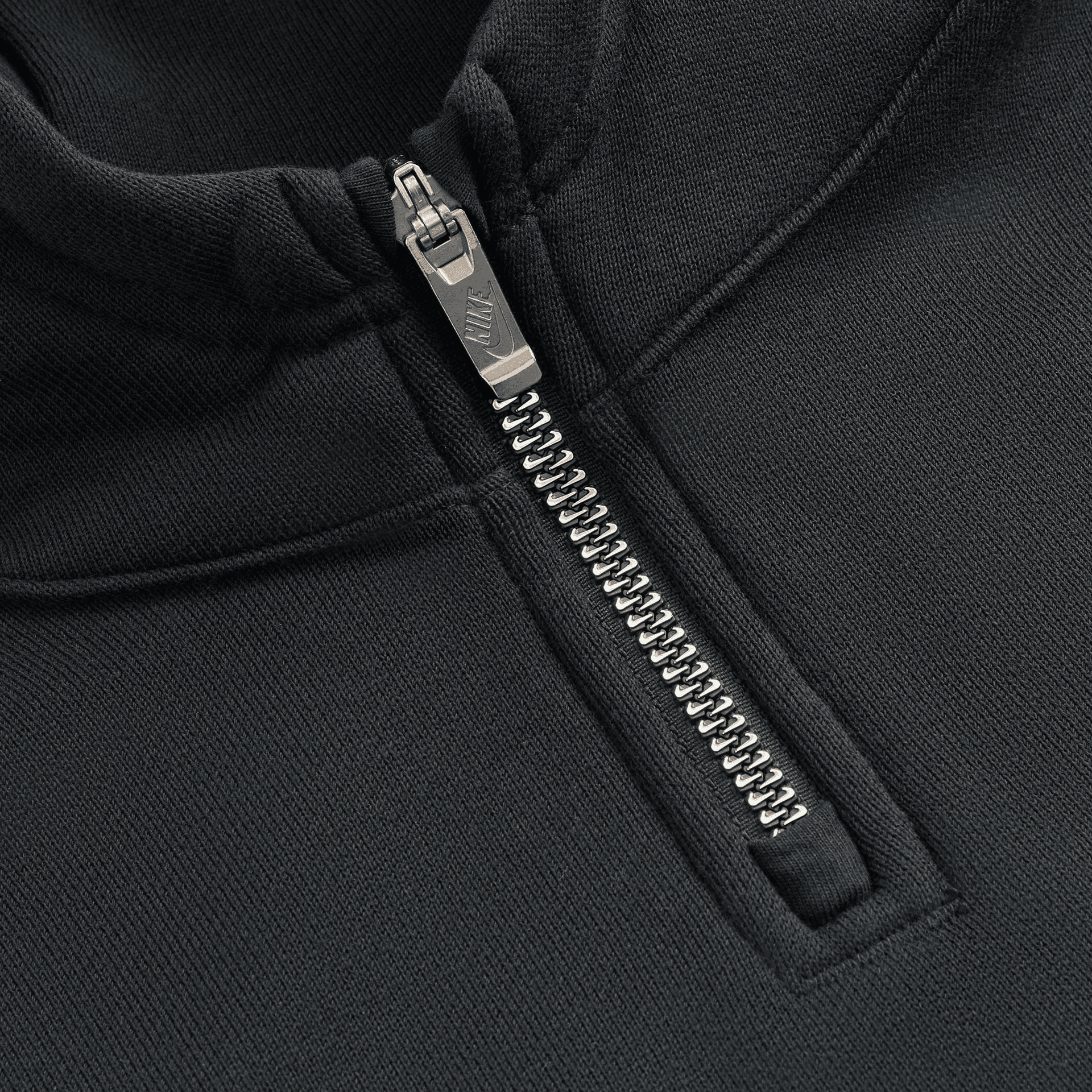 Kith Kids for Nike Quarter Zip Hoodie - Black — Image 3