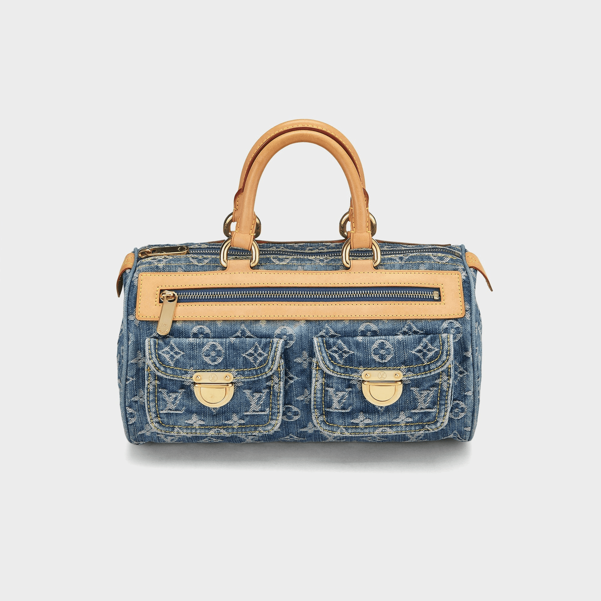 WGACA Louis Vuitton Denim Neo Speedy - Blue