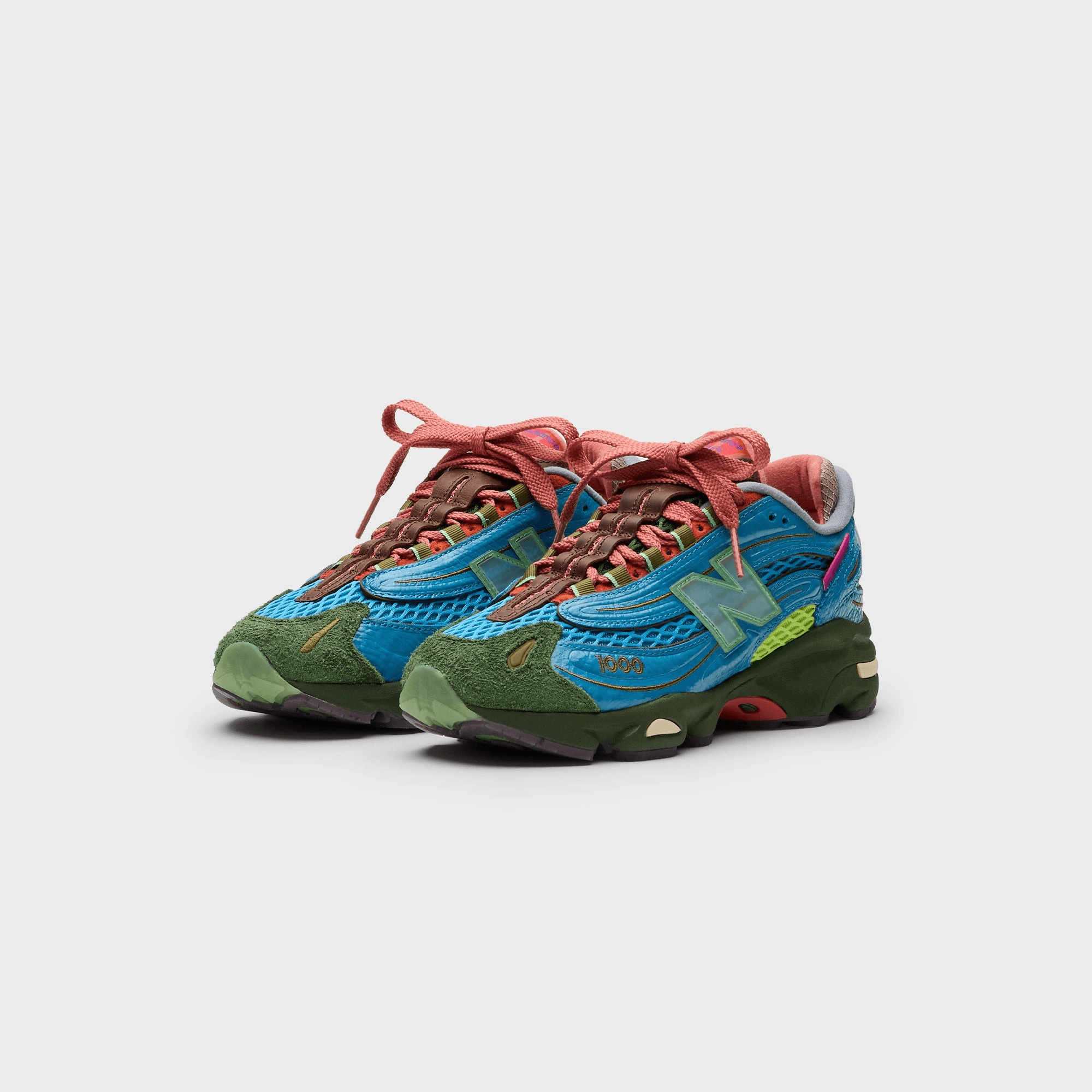 New Balance x Salehe Bembury M1000 - Orange / Blue / Olive Green — Image 3