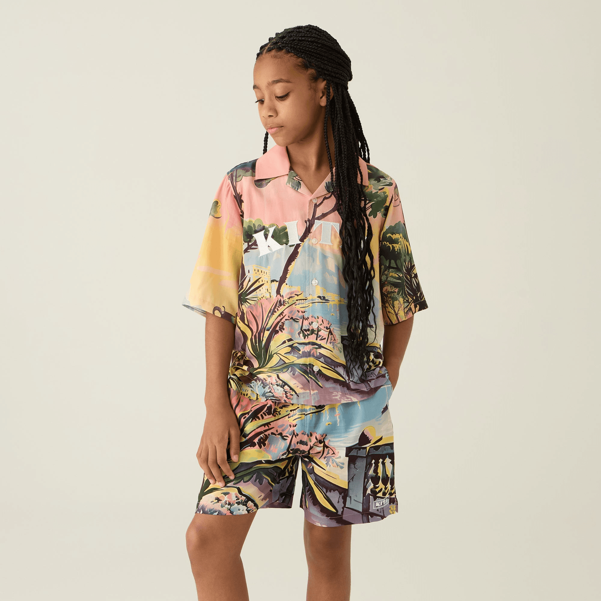 Kith Kids Scenic Villa Thompson Camp Shirt - Multi — Image 4
