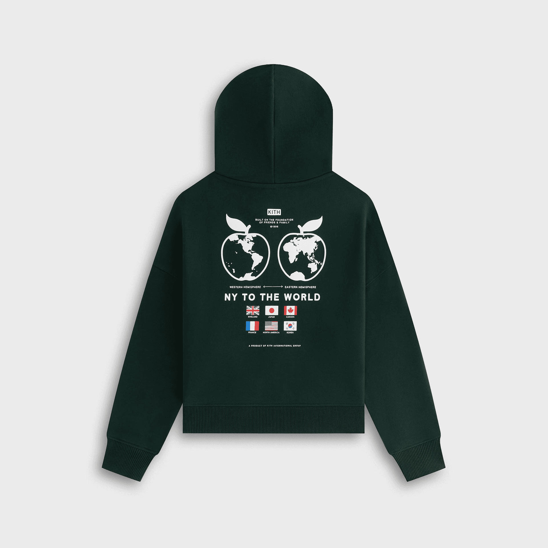 Kith Kids Logo Zip Nelson Hoodie - Stadium — Image 5