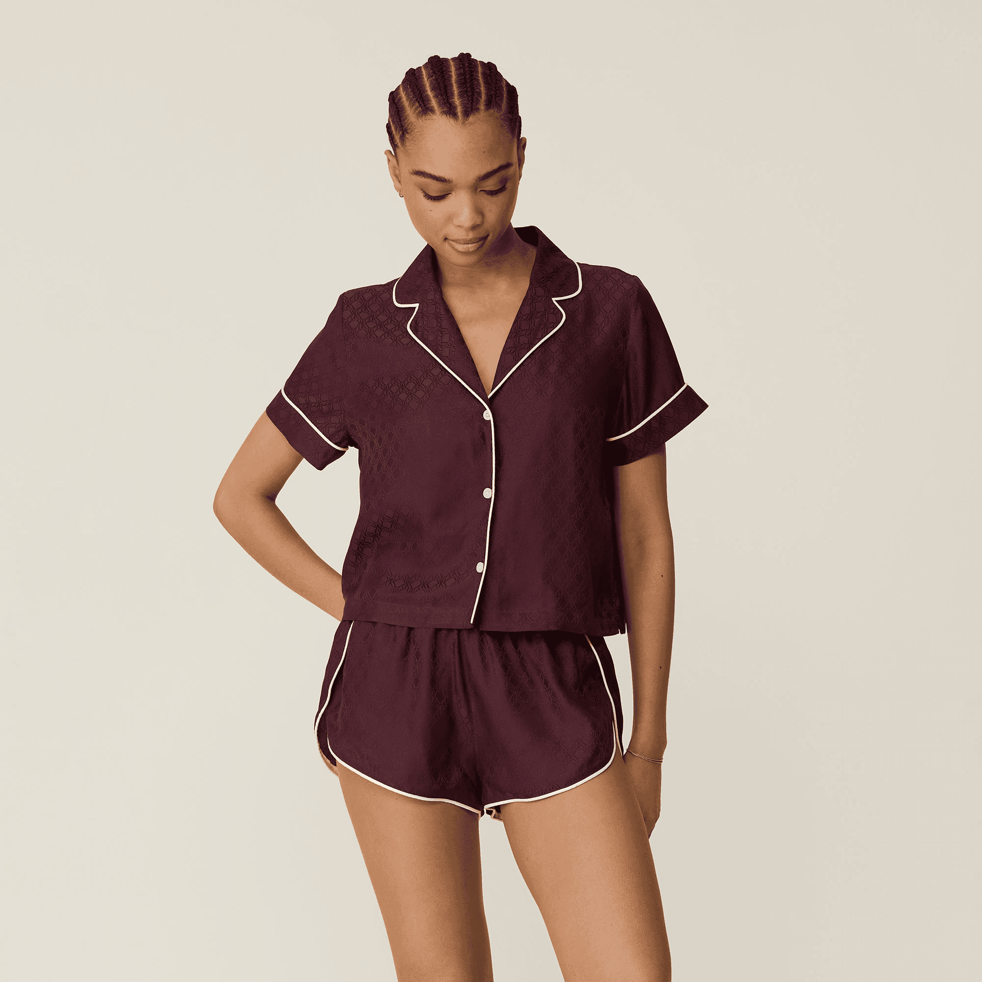 Kith Women Crest Monogram Pajama Set - Essence — Image 5