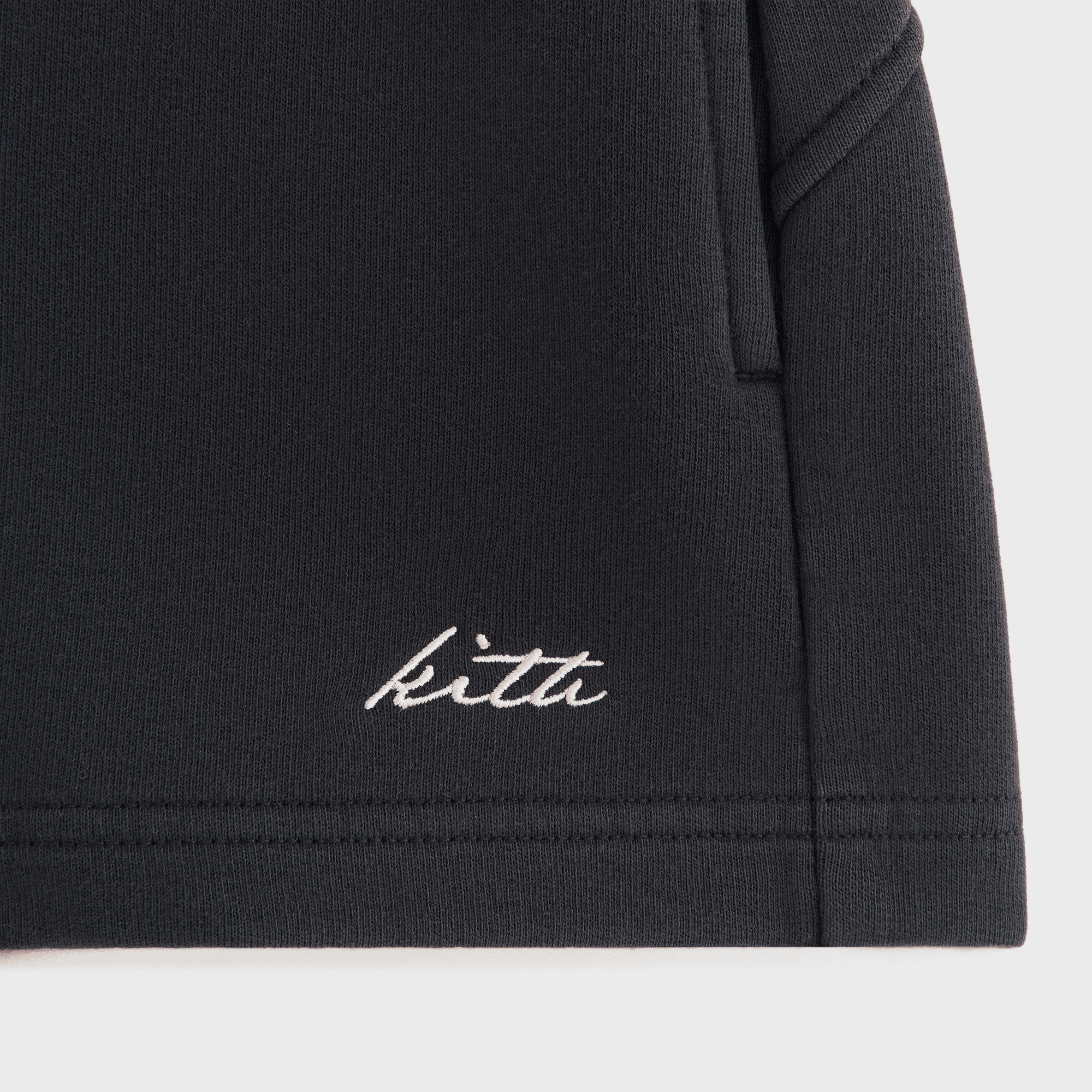 Kith Women Lorah Micro Sweatshort - Black — Image 2
