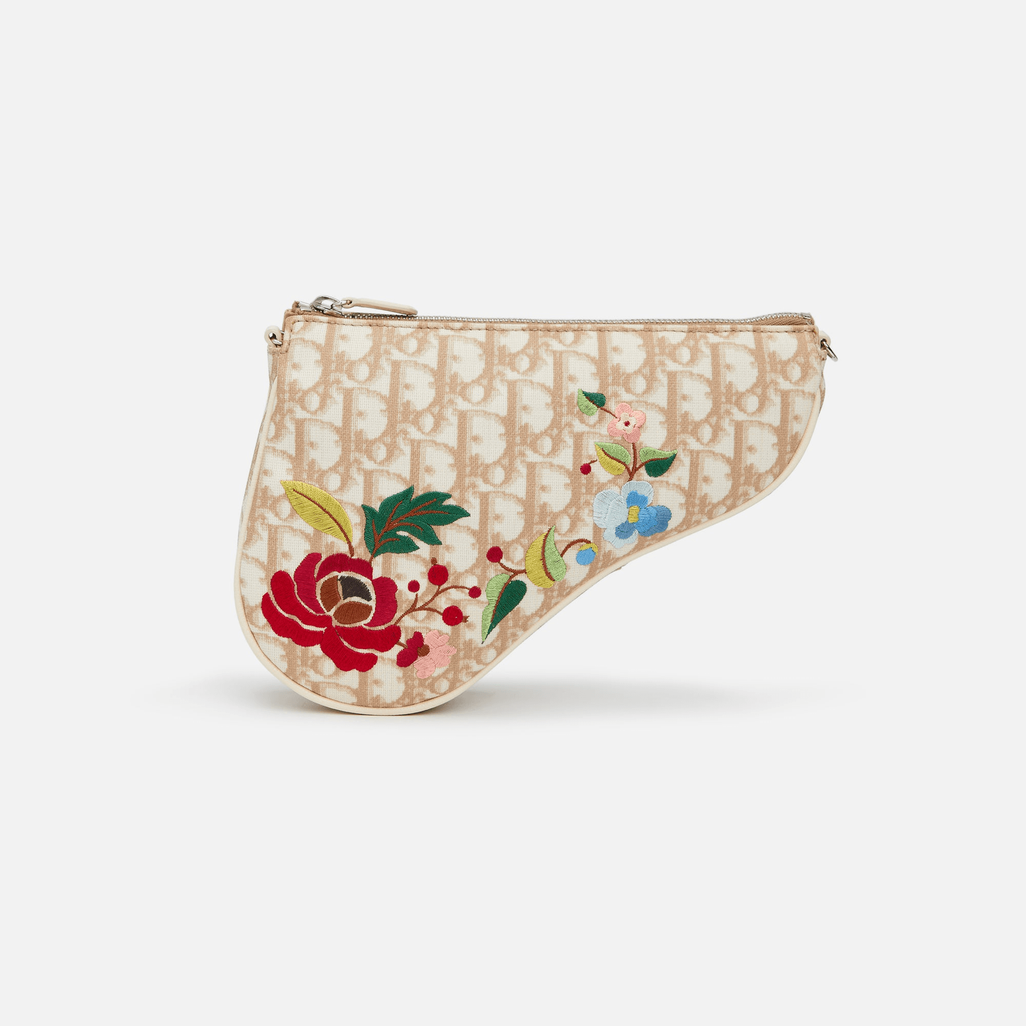 WGACA Dior Embroidered Saddle Mini Bag - Brown — Image 5