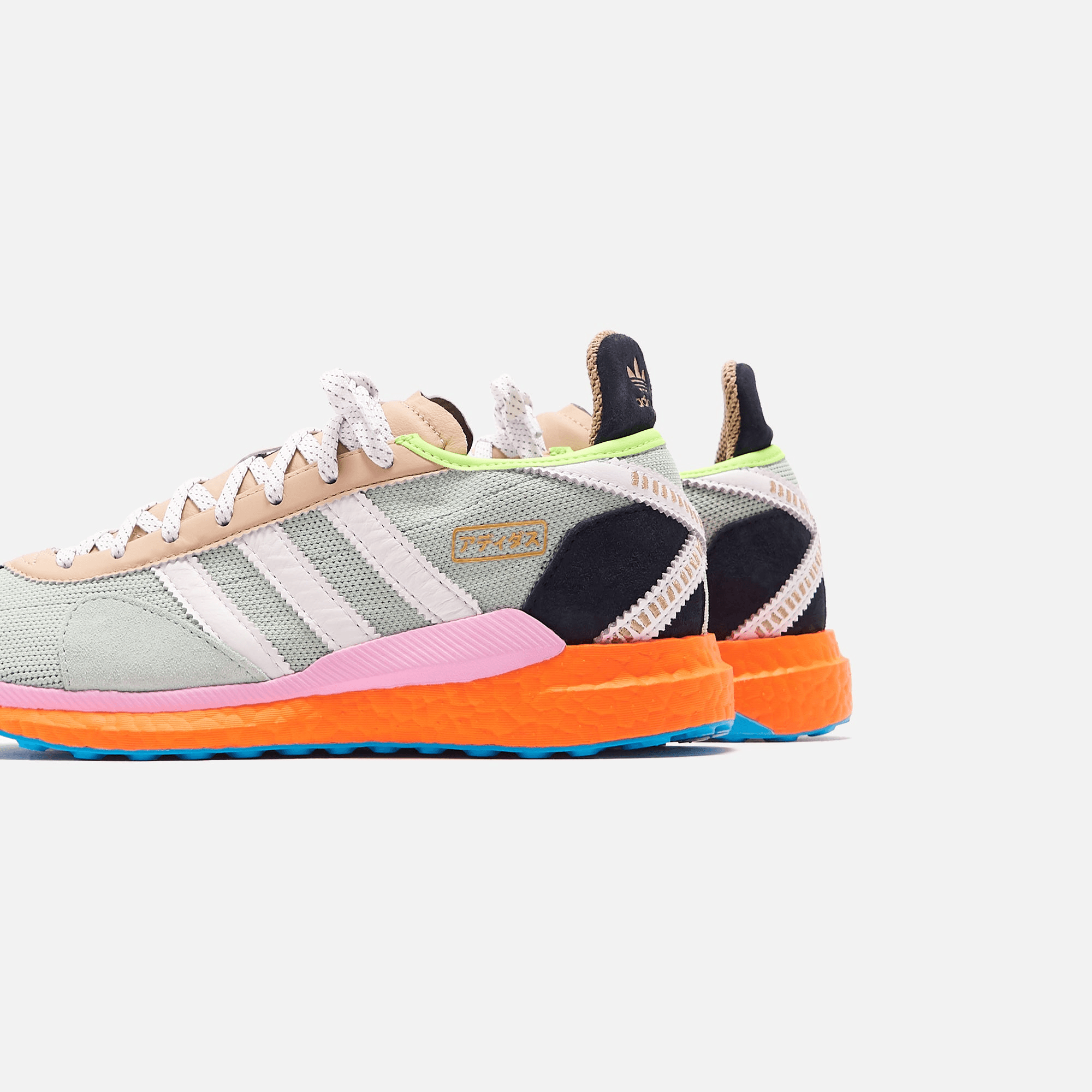 adidas Consortium x Pharrell x NIGO Tokio Solar HU - Green Tint / White / Pale Nude — Image 3