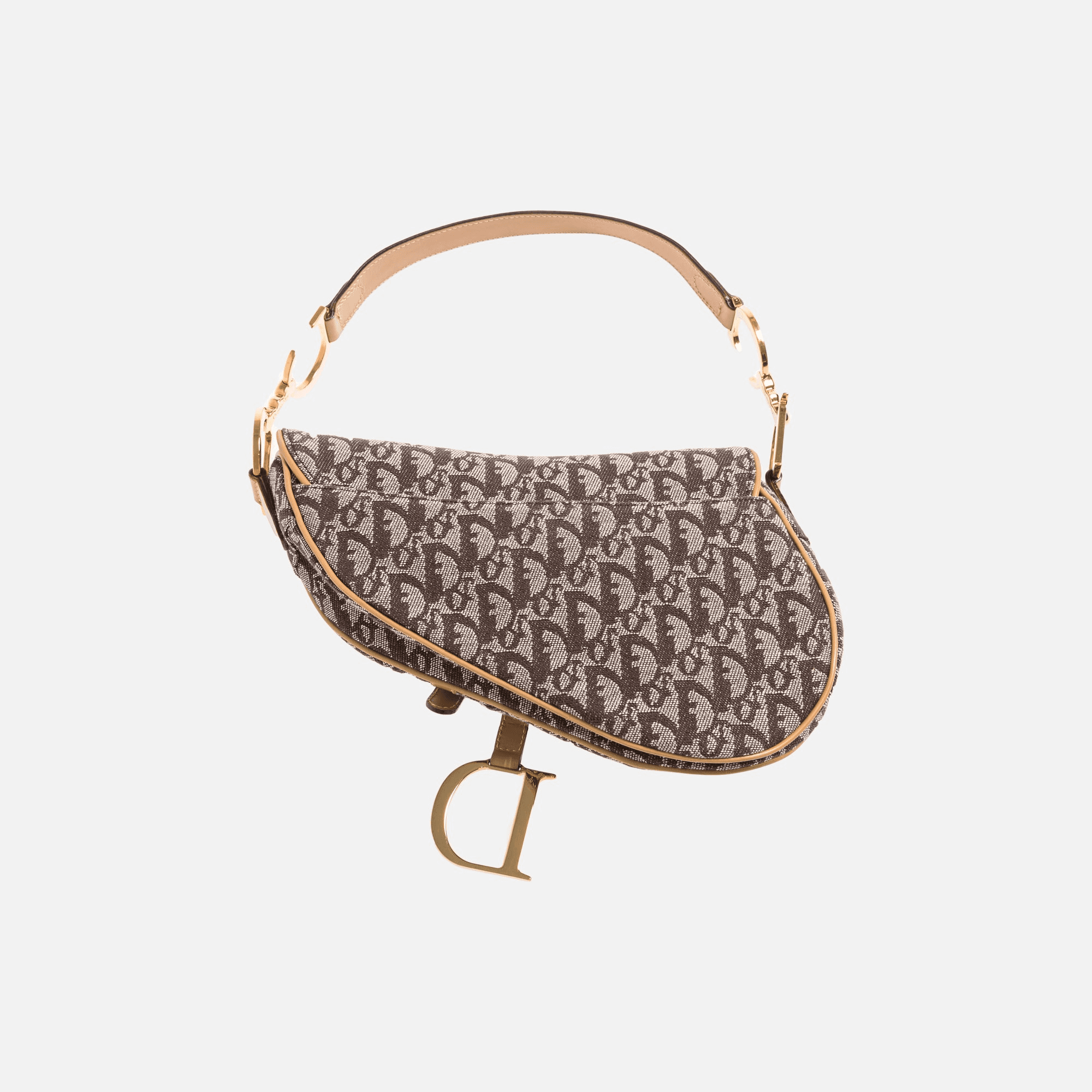 Dior Oblique Saddle Bag - Beige — Image 4