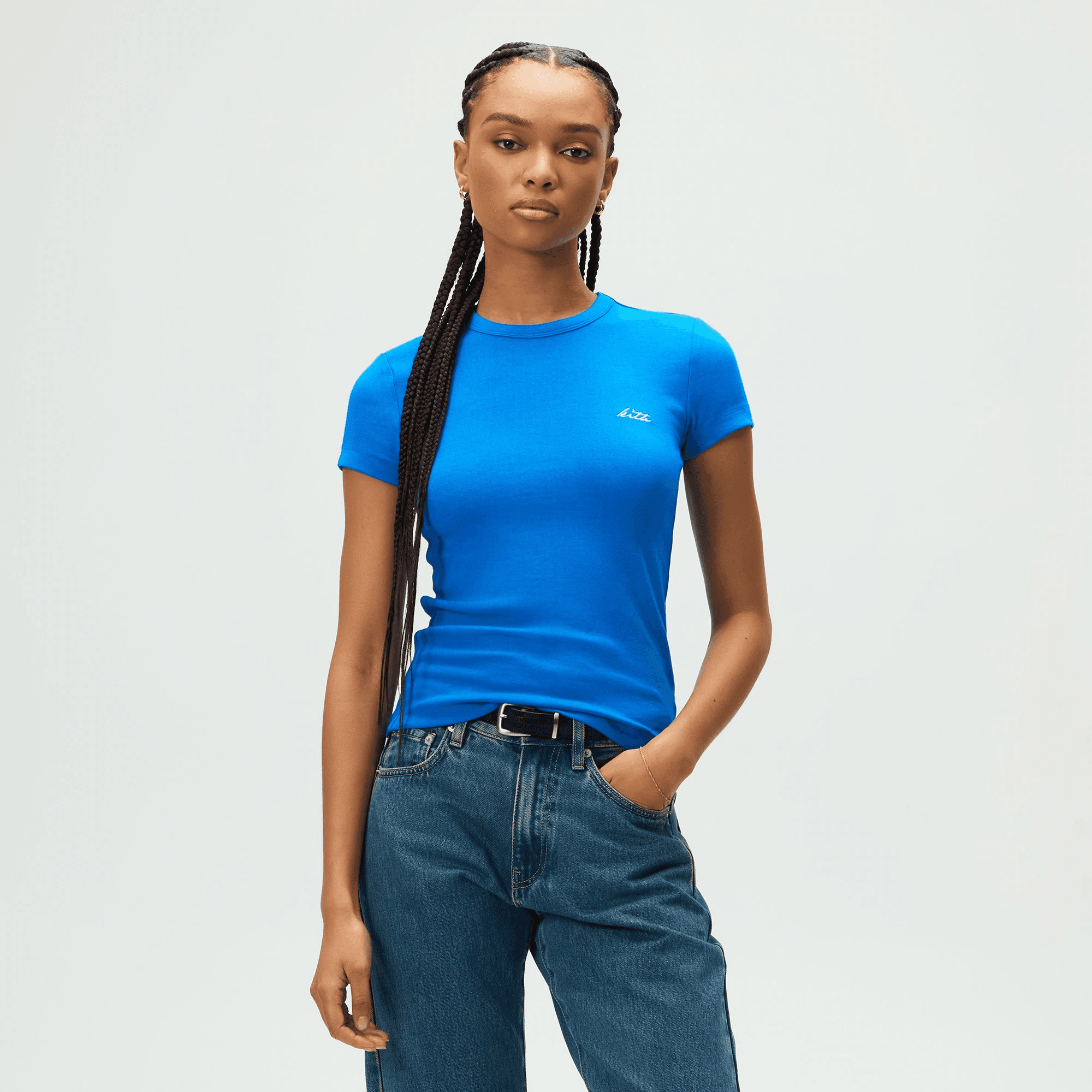Kith Women Mulberry IV Tee - Lake — Image 4