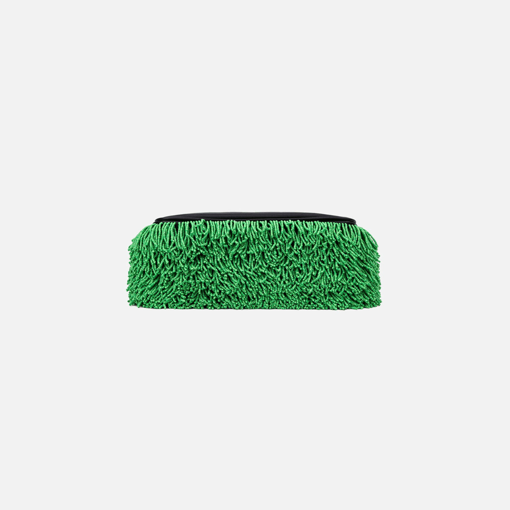 Brandon Blackwood Beaded Cortni Bag - Black Green — Image 4