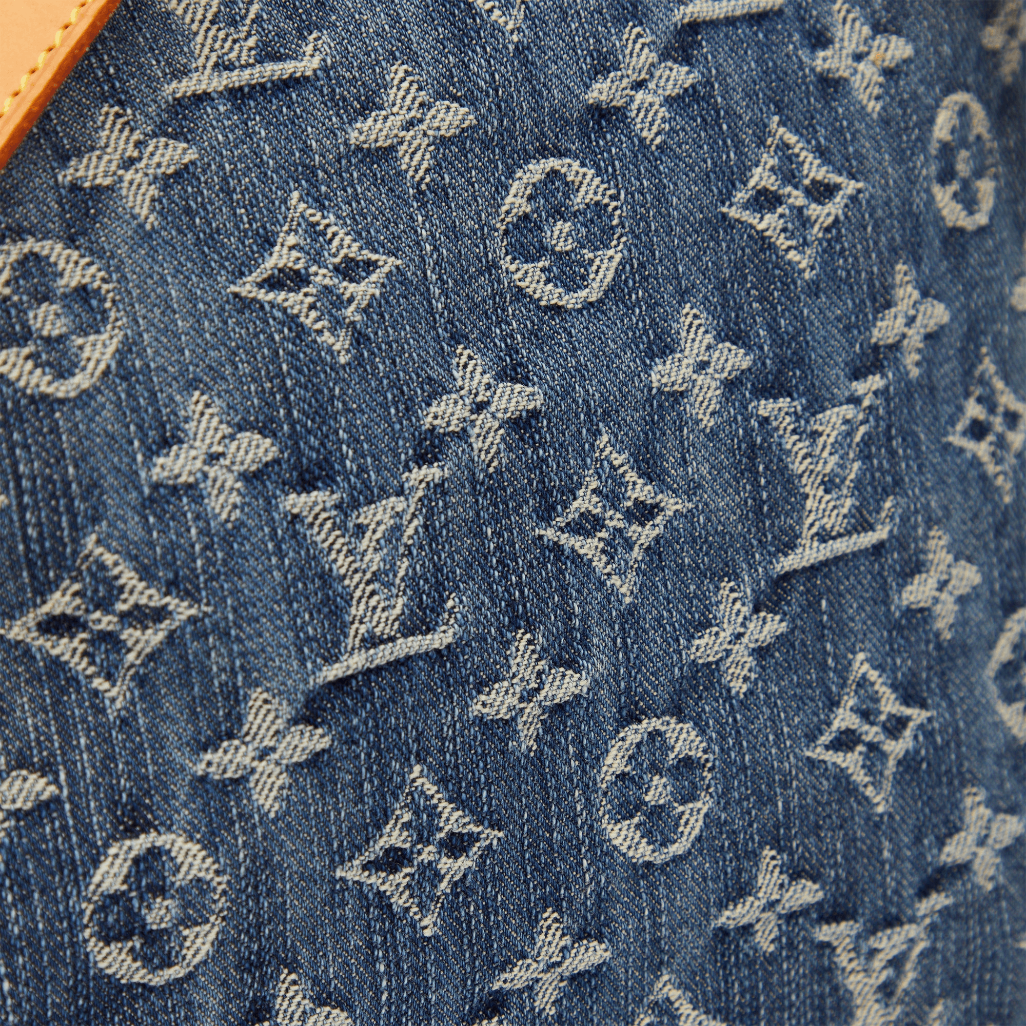 WGACA LV Monogram Backpack Sacados GM in Denim - Blue — Image 3