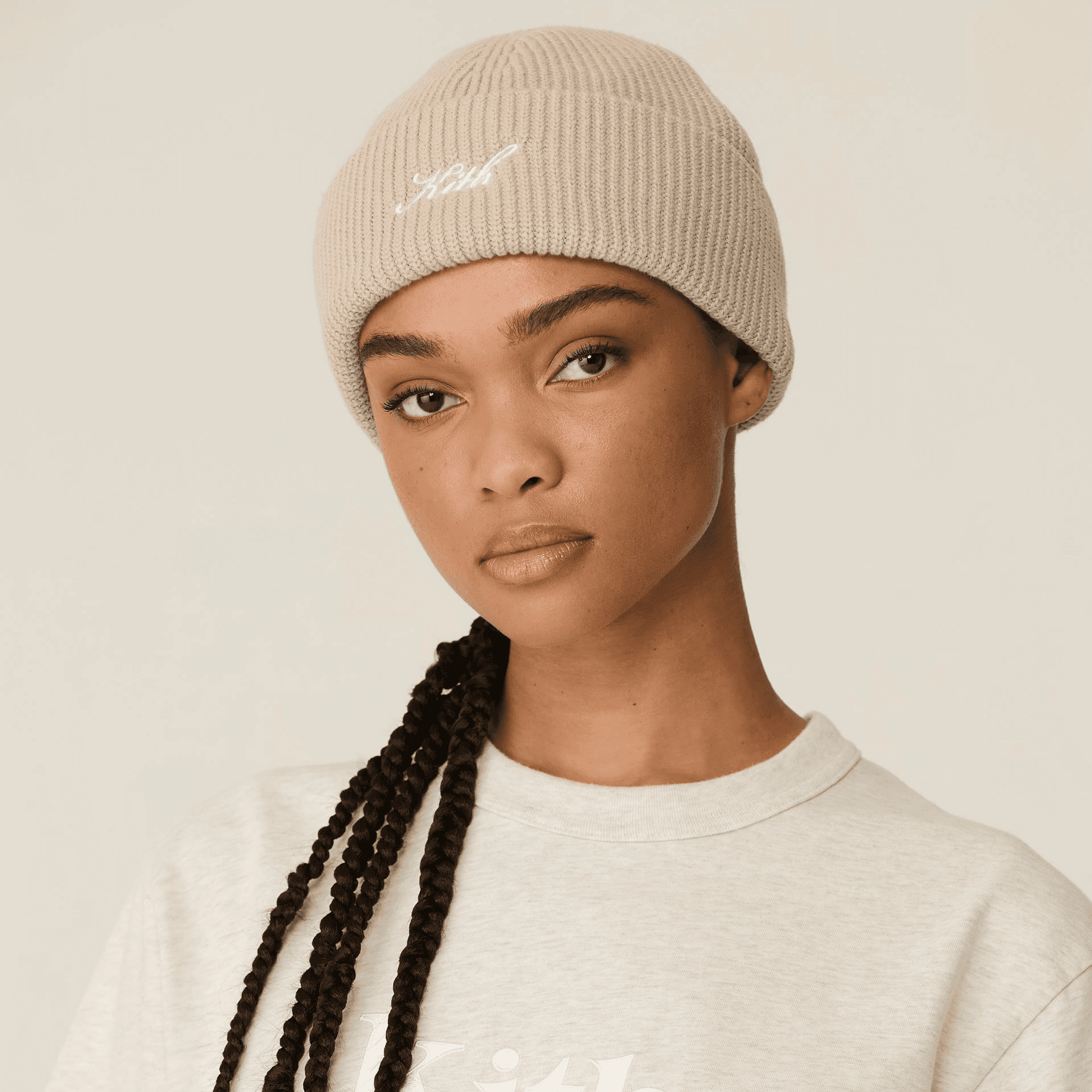 Kith Women Script Mia Beanie - Bare — Image 3