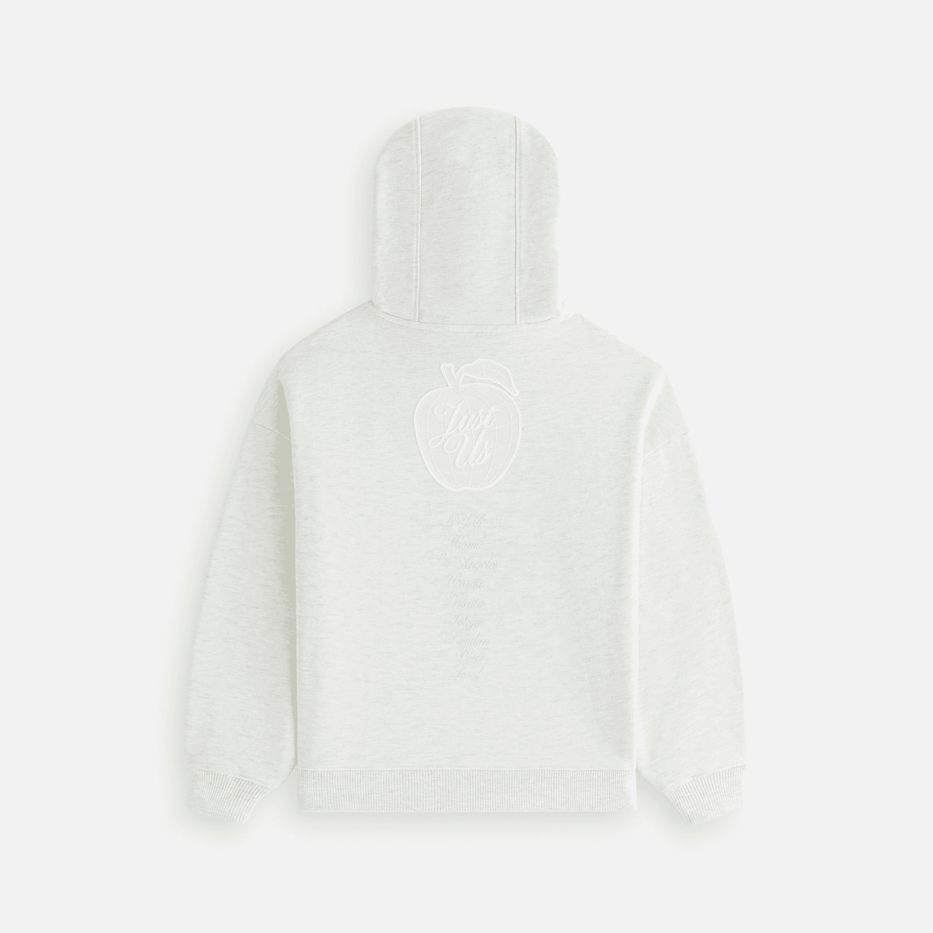 Kith Kids New York to the World Hoodie - Light Heather Grey — Image 5
