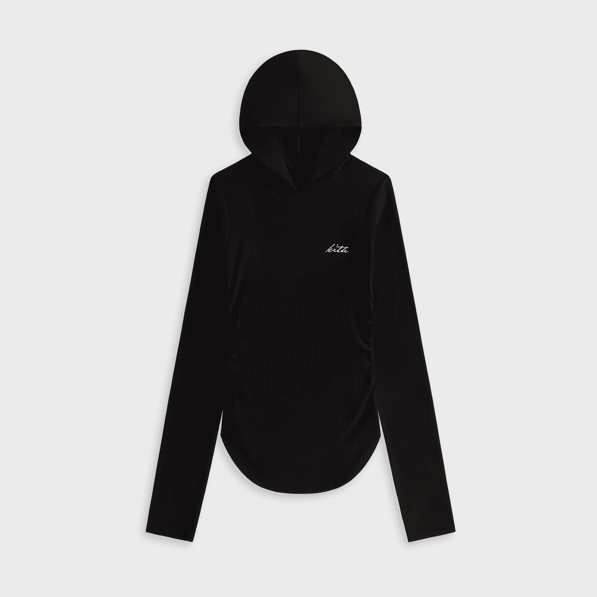 Lisa for Kith Women Sofi Ruched Hoodie - Black