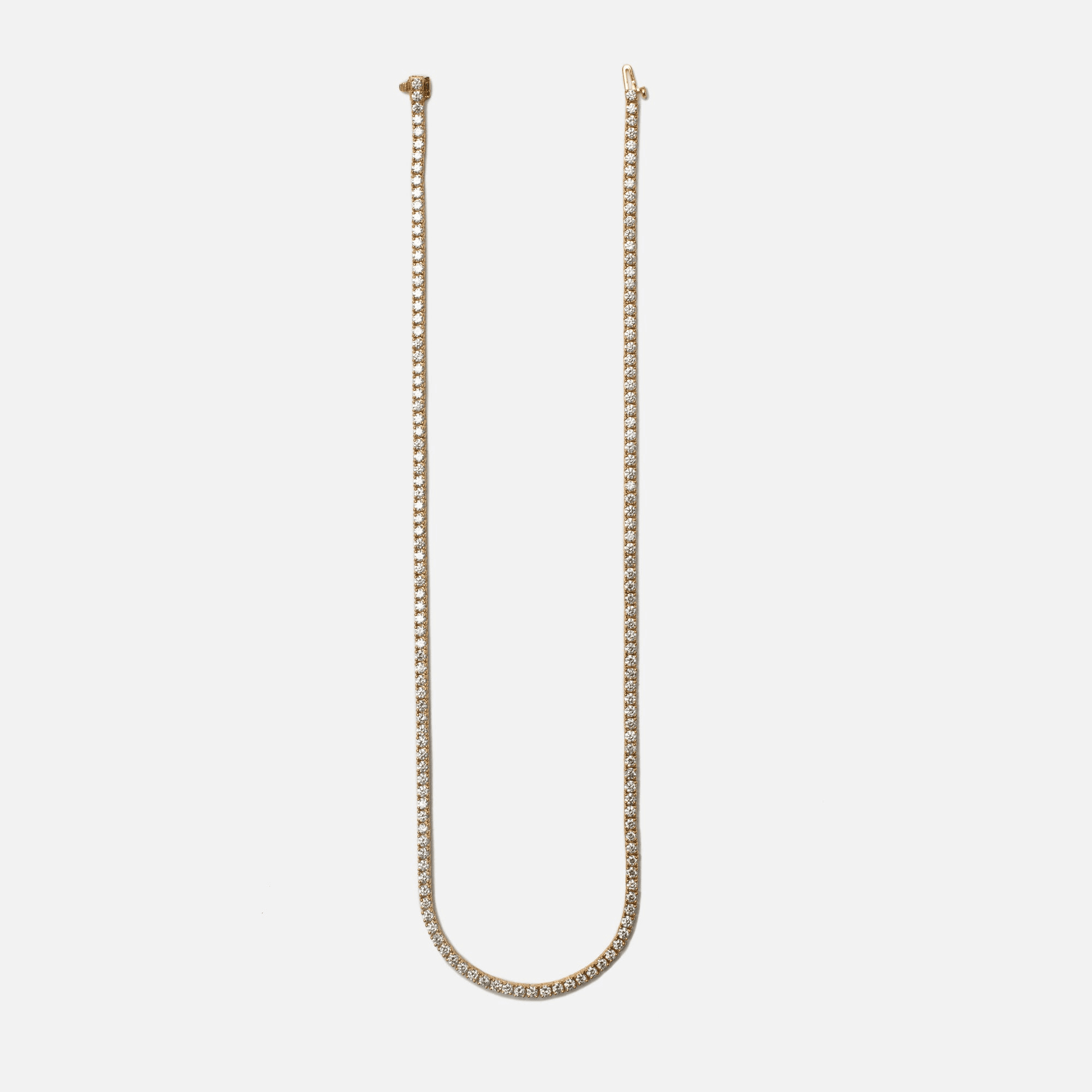 Greg Yuna Tennis Chain 20" Necklace - Yellow Gold