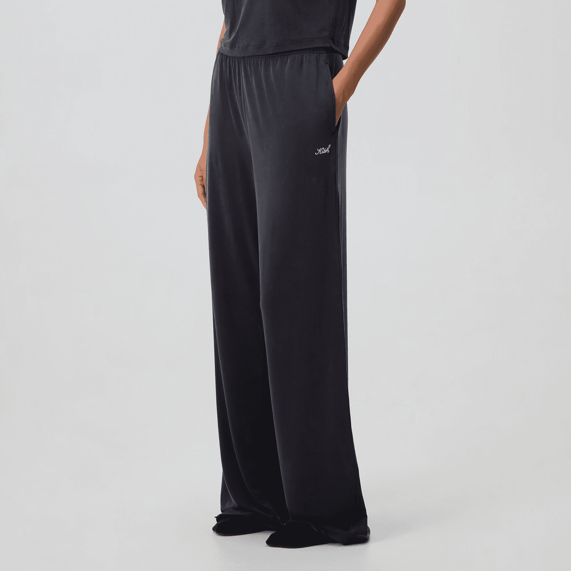 Kith Women Ava II Cupro Pant - Black — Image 4