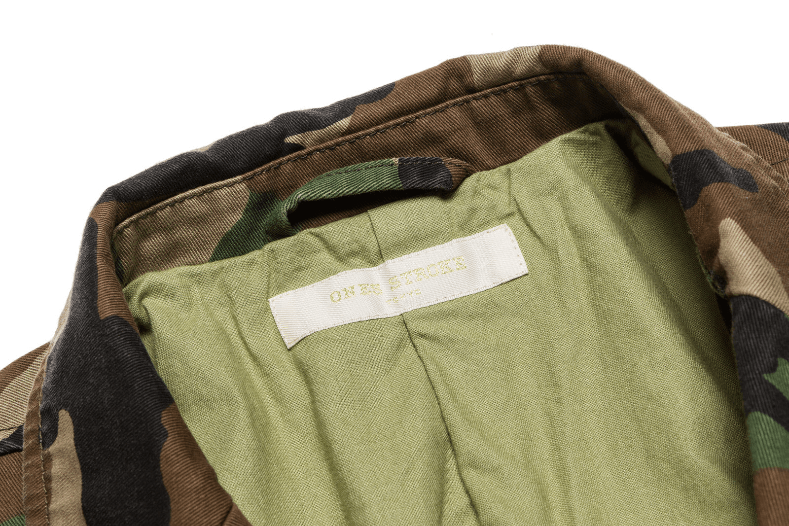 Ones Stroke Cotton Twill Blazer - Camo — Image 2