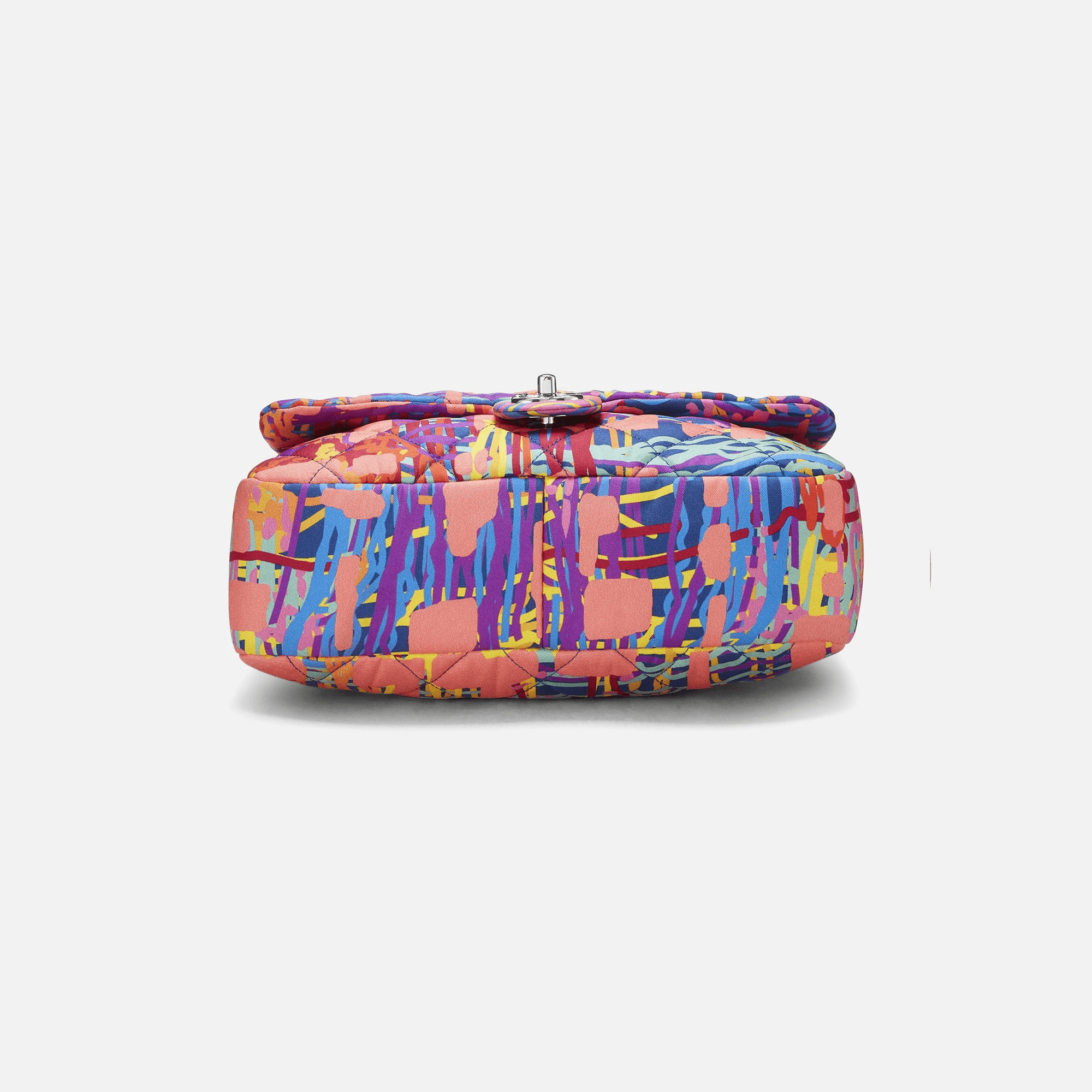 WGACA Chanel Satin Flapbag Large - Multi — Image 4