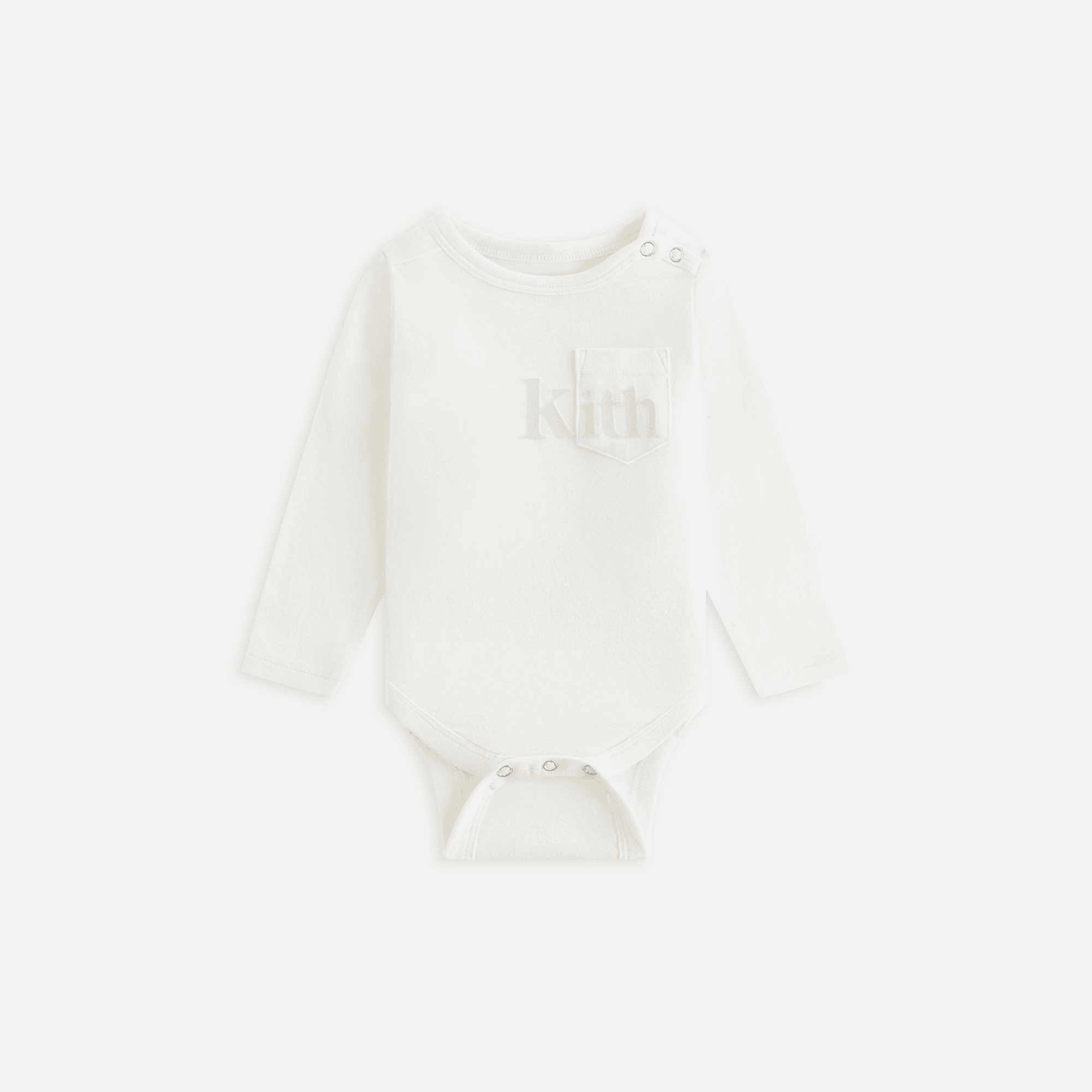 Kith Baby Long Sleeve Quinn Bodysuit - Silk