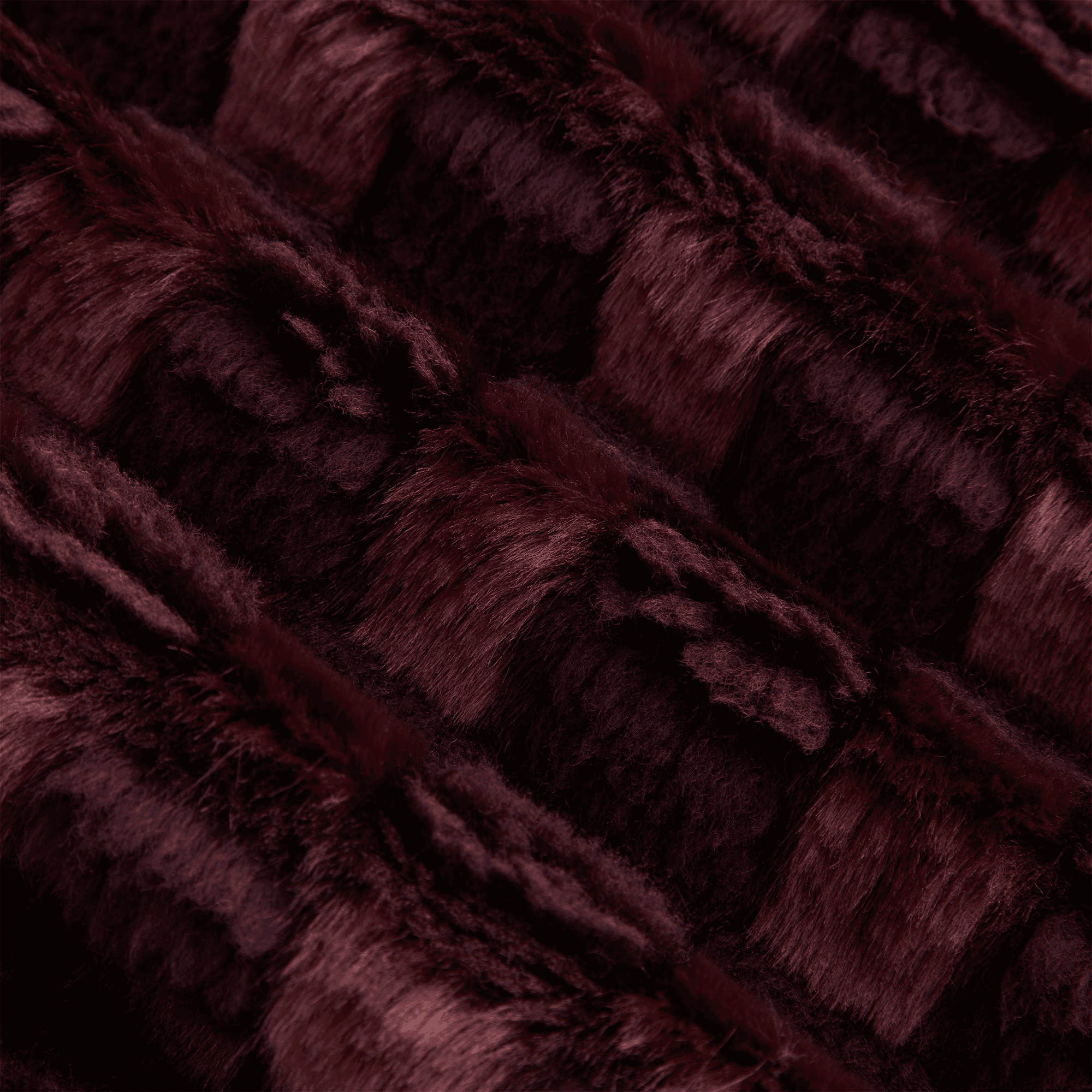 Kith Women Toshi Checked Teddy Bomber - Magma — Image 4