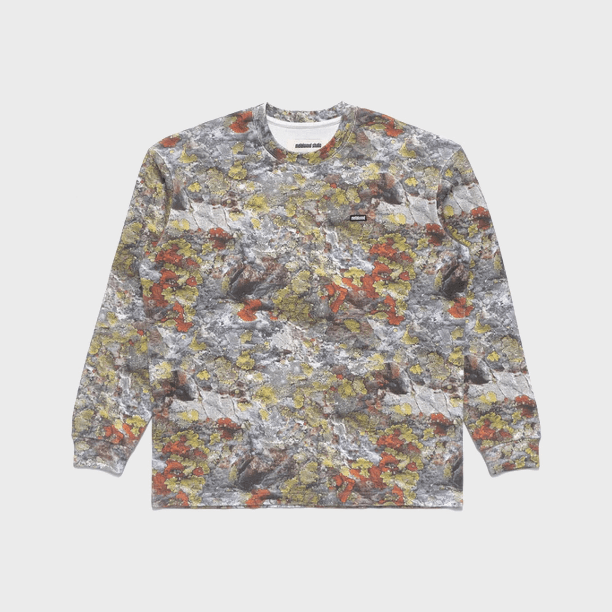 Metalwood Mini Metal Logo Long Sleeve Thermal Shirt - Real Moss Camo - Image 1