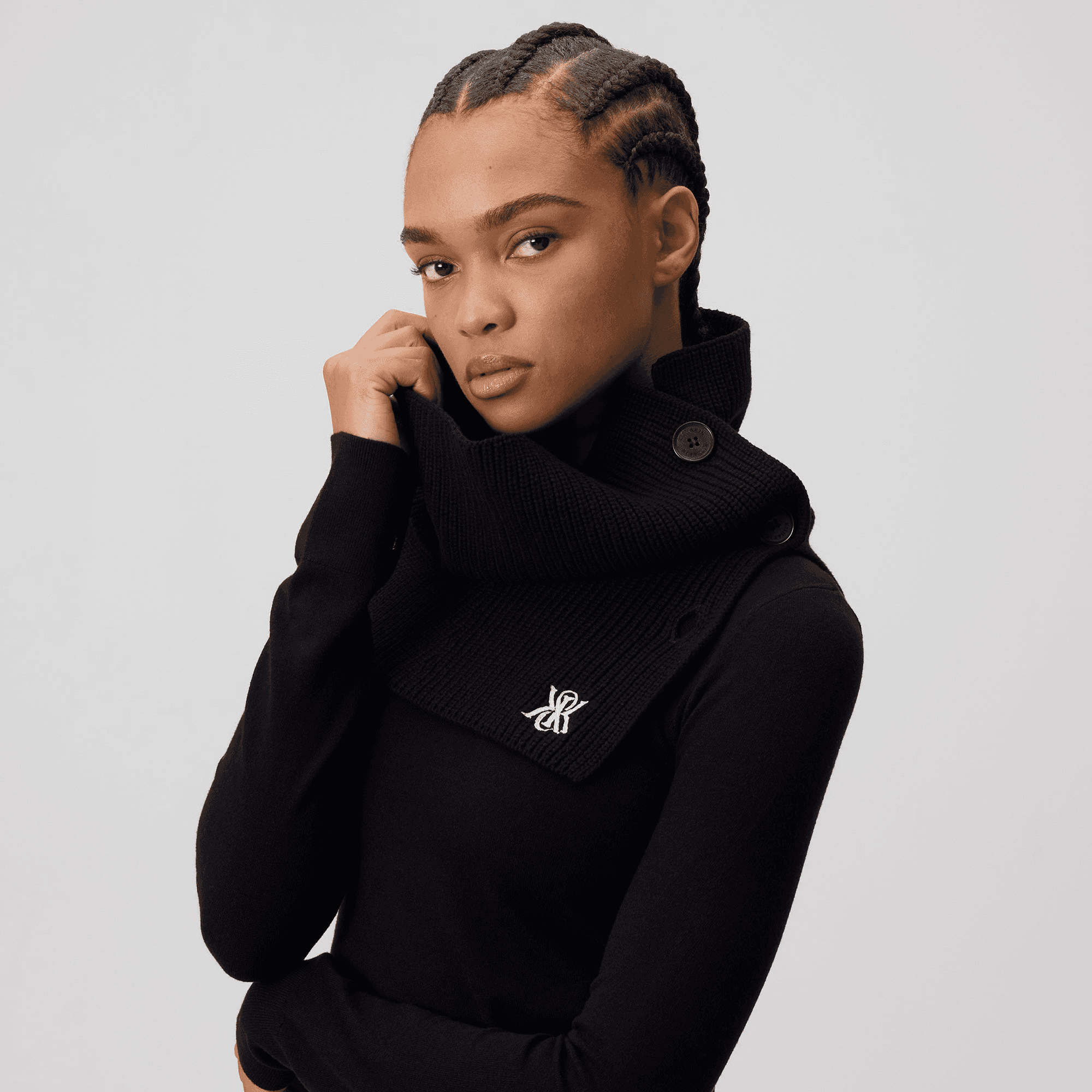 Kith Women Sweater Dickey - Black — Image 4