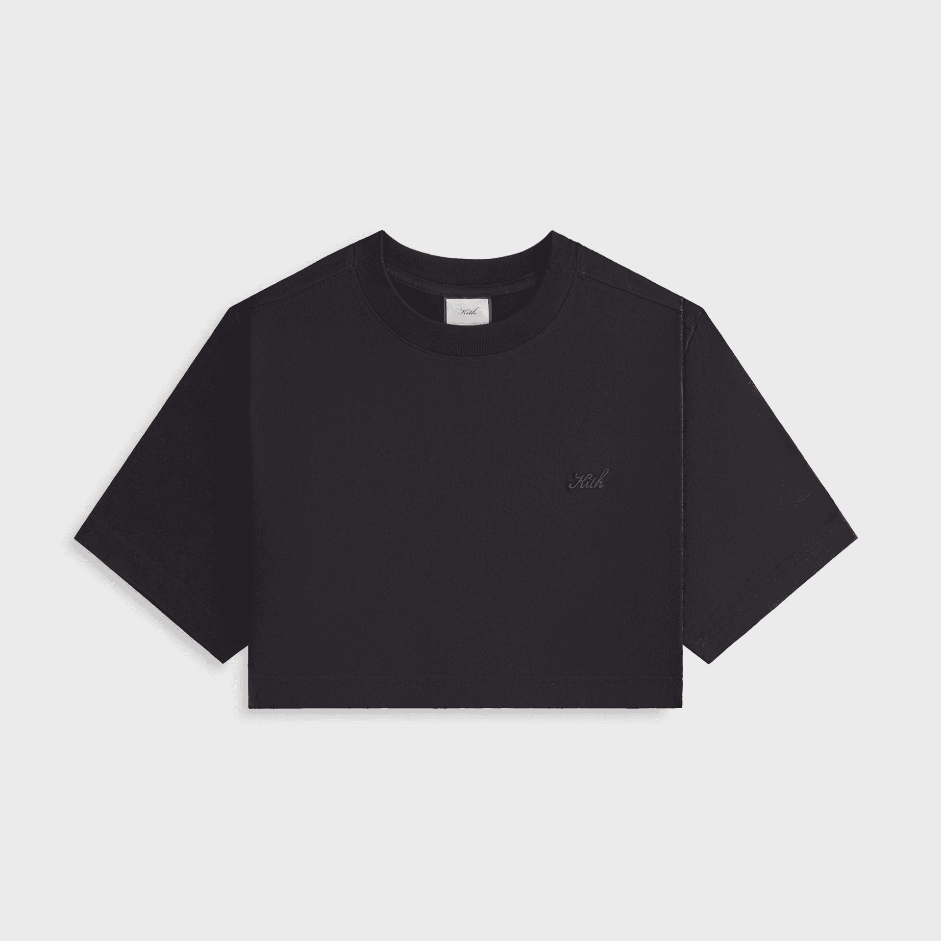 Kith Women Fei Cropped Tee - Black — Image 6