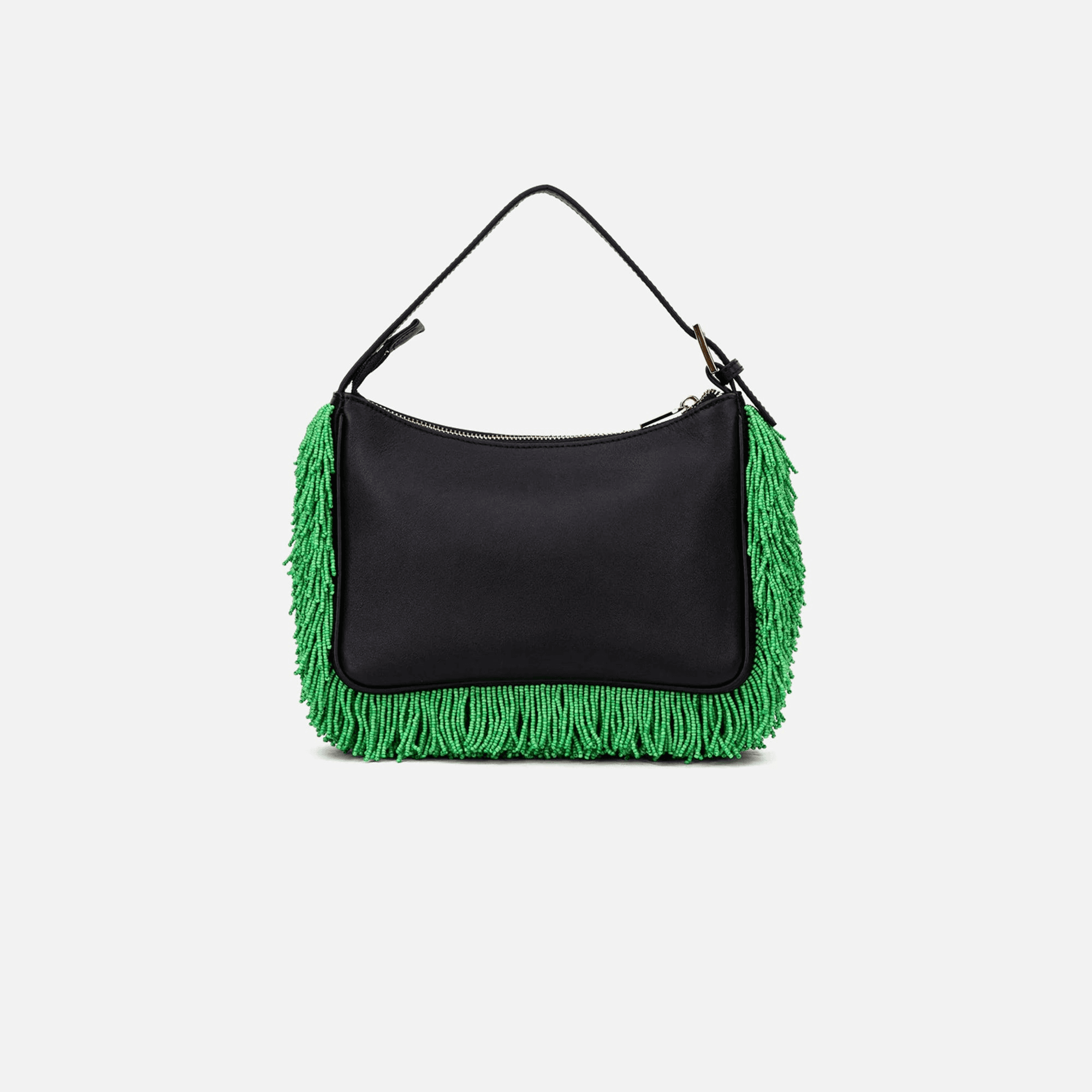 Brandon Blackwood Beaded Cortni Bag - Black Green — Image 3