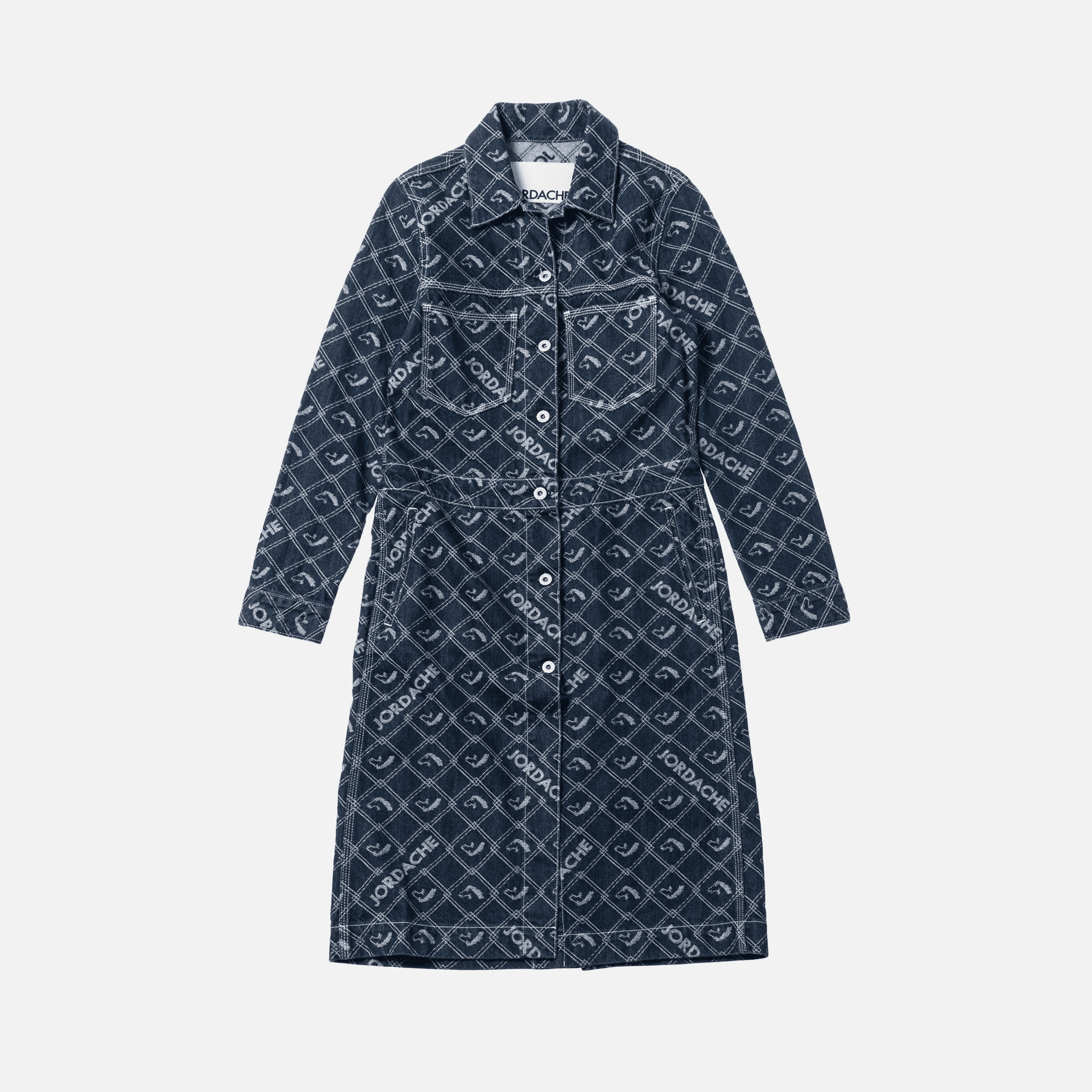 Jordache Duster Jacket - Medium Stone — Image 2