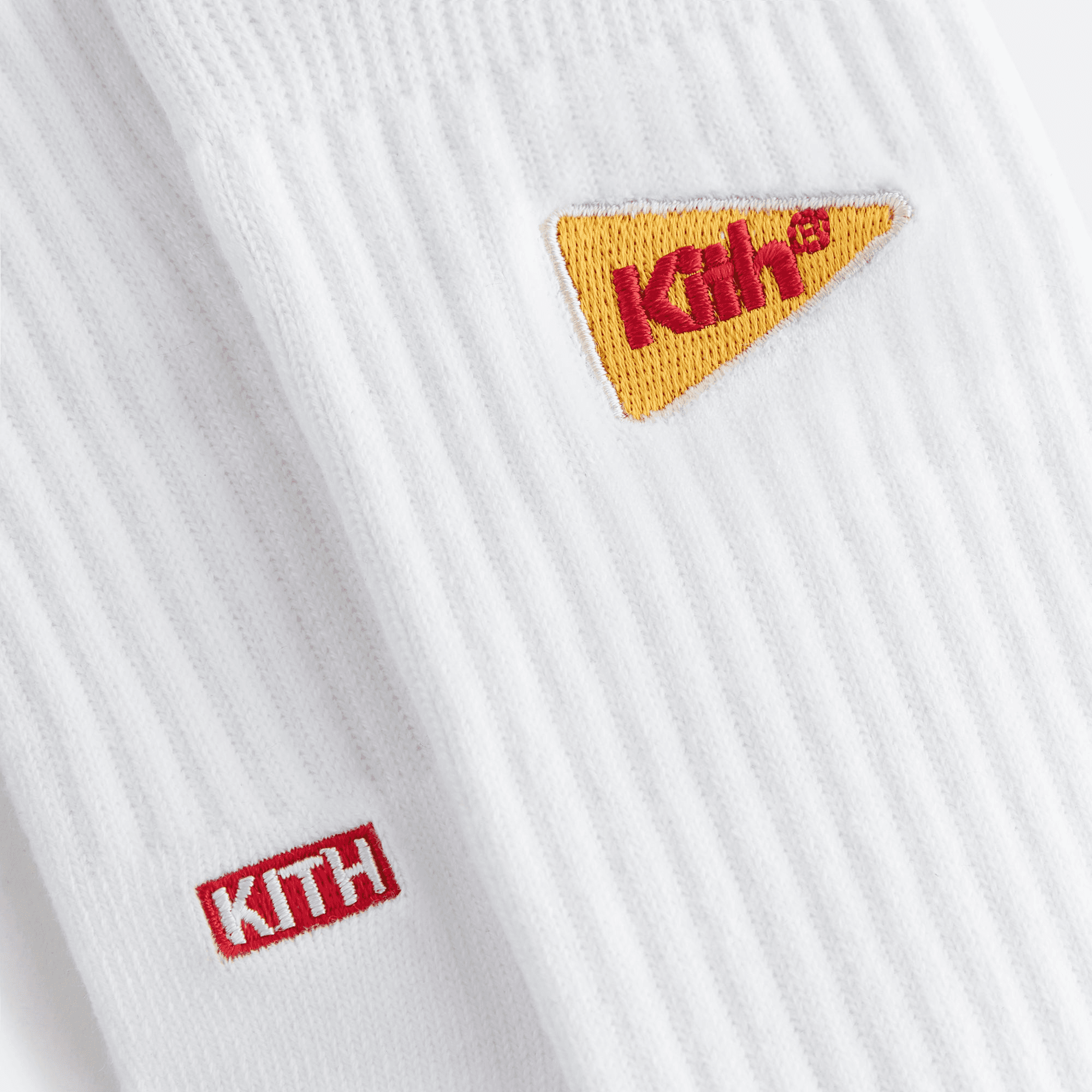 Kith Kids Graphic Crew 3 Pack Sock - White — Image 3