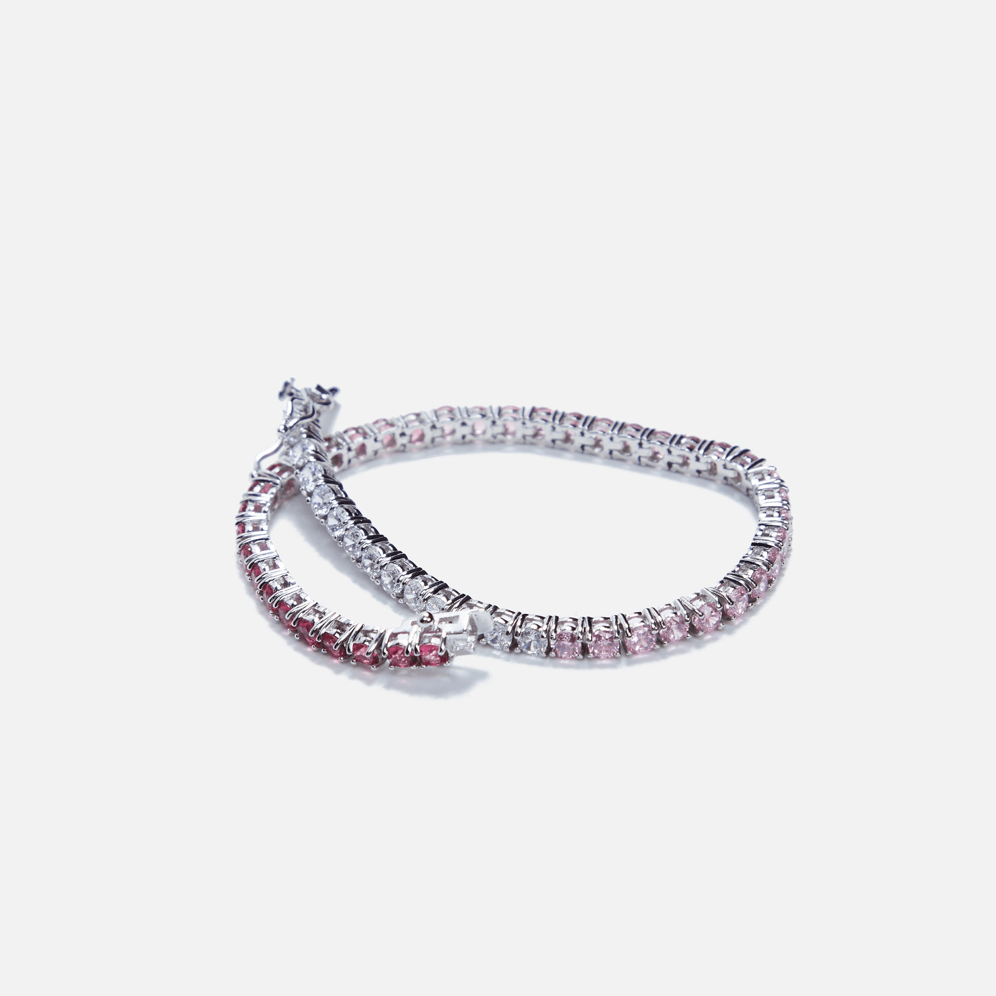 Amy Shehab Ombre Tennis Bracelet - Pink