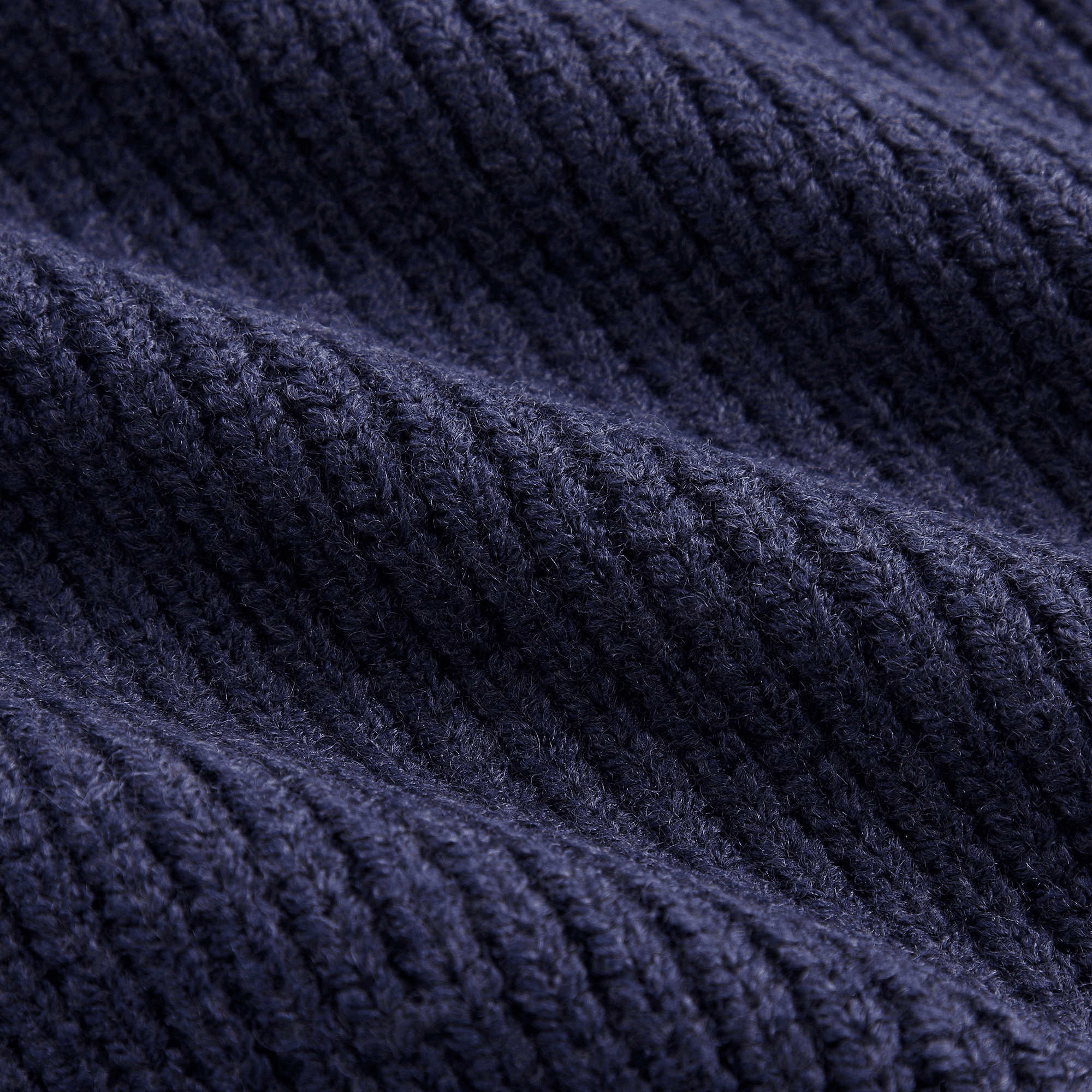 Kith Kids Sweater Rib Hunter Quarter Zip - Nocturnal — Image 3