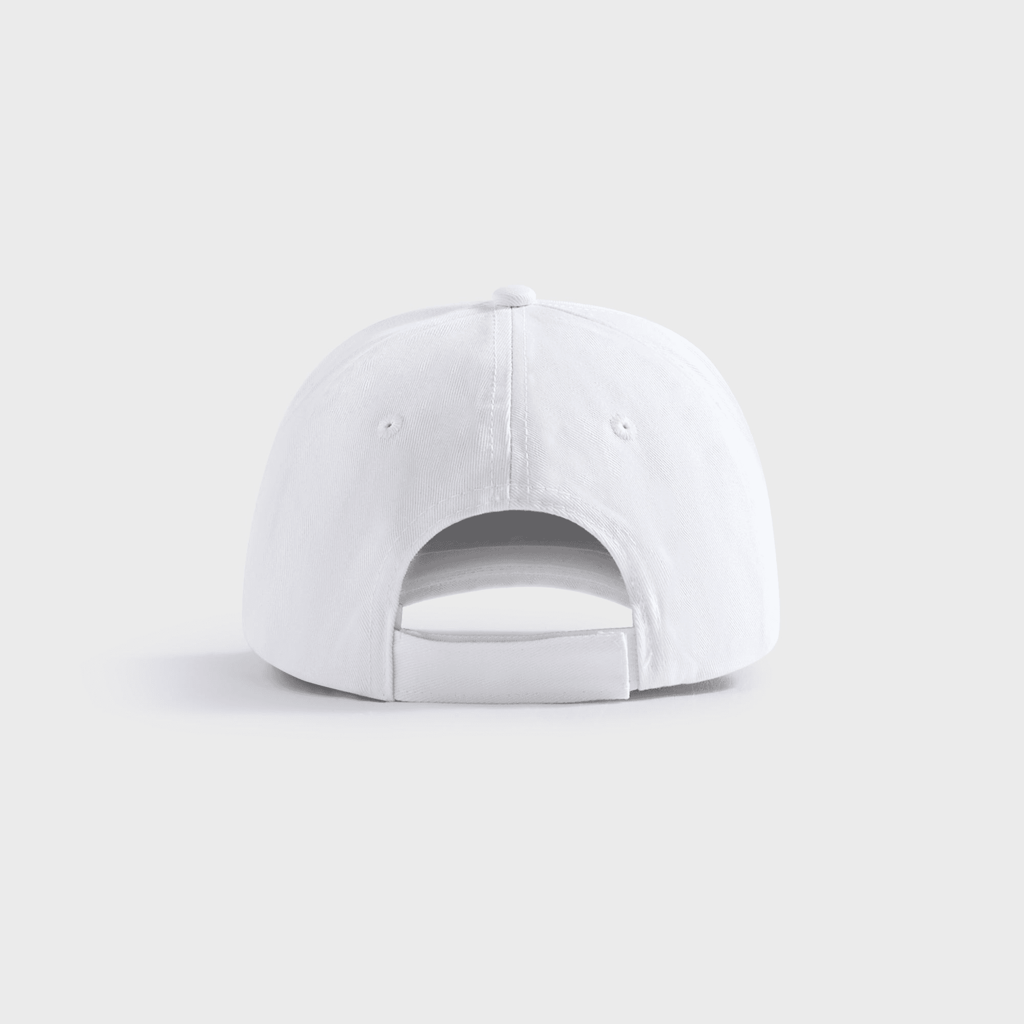 Metalwood Metal Logo 5 Panel Cap - White — Image 3