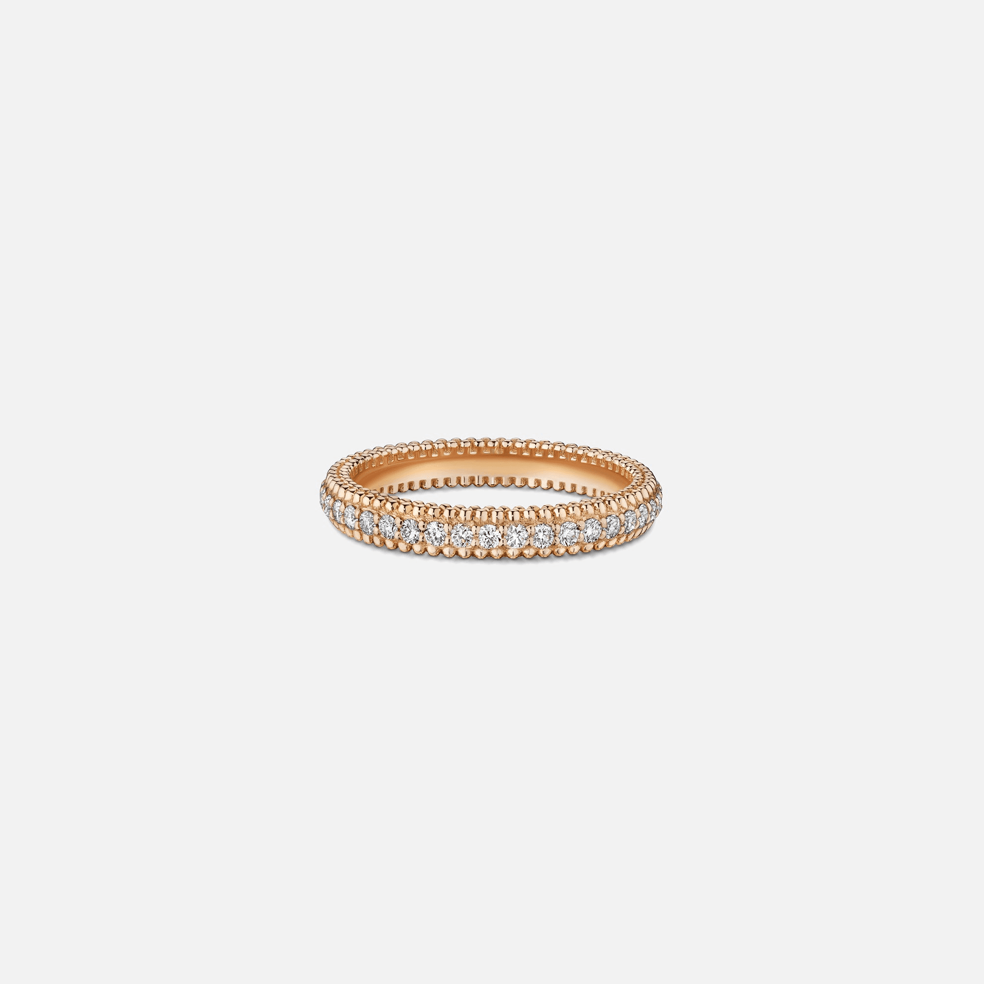 VL Cepher Perpes Ring with Pave Diamonds - Rose Gold — Image 2
