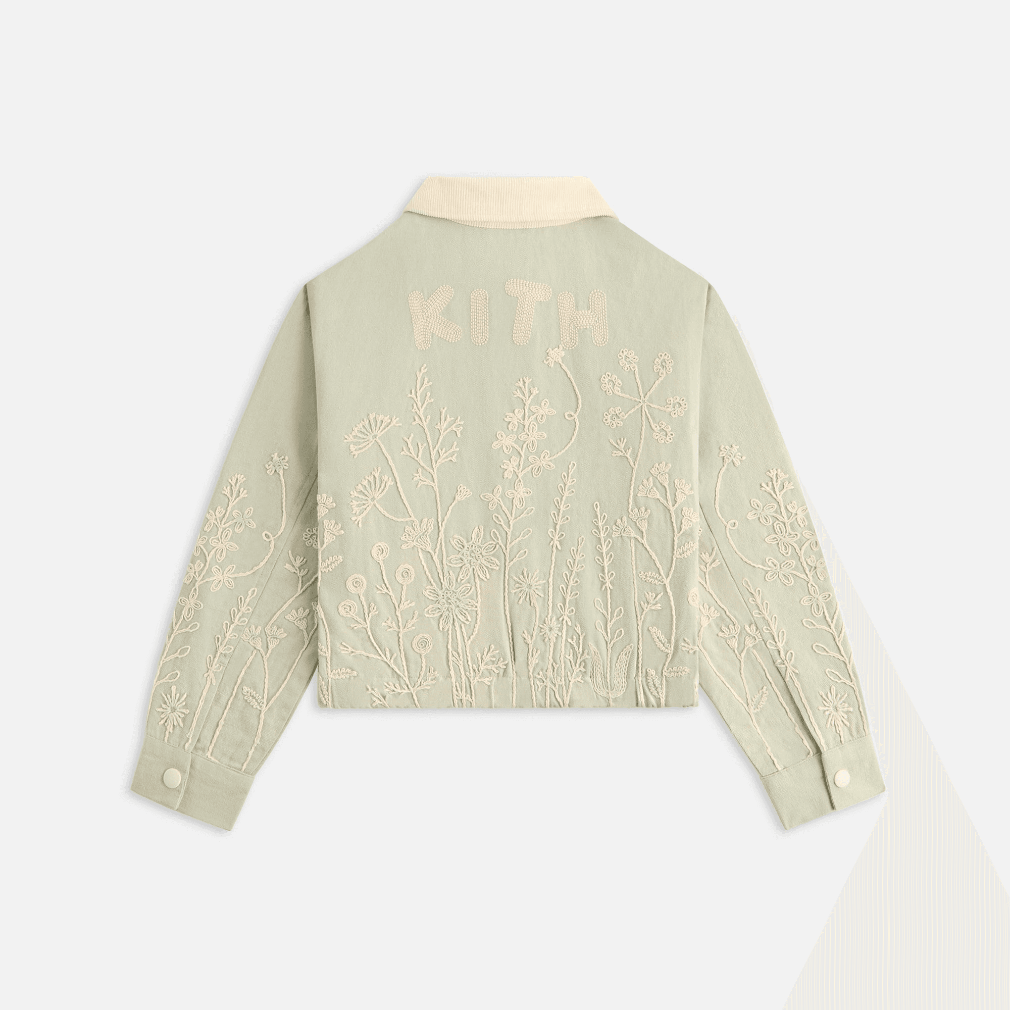 Kith Kids Floral Harrington Jacket - Mint — Image 5