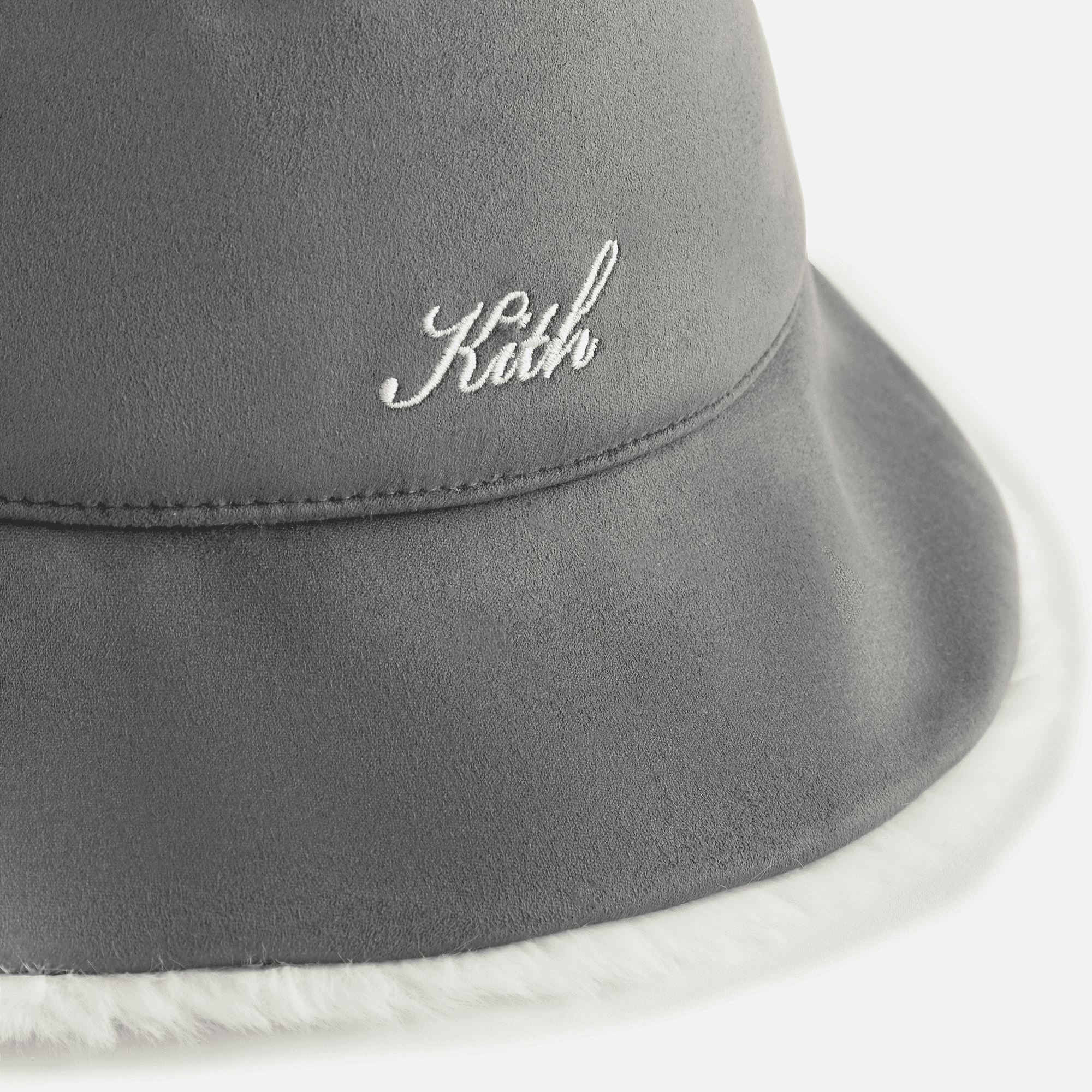 Kith Women Microsuede Bucket Hat - Asteroid — Image 2
