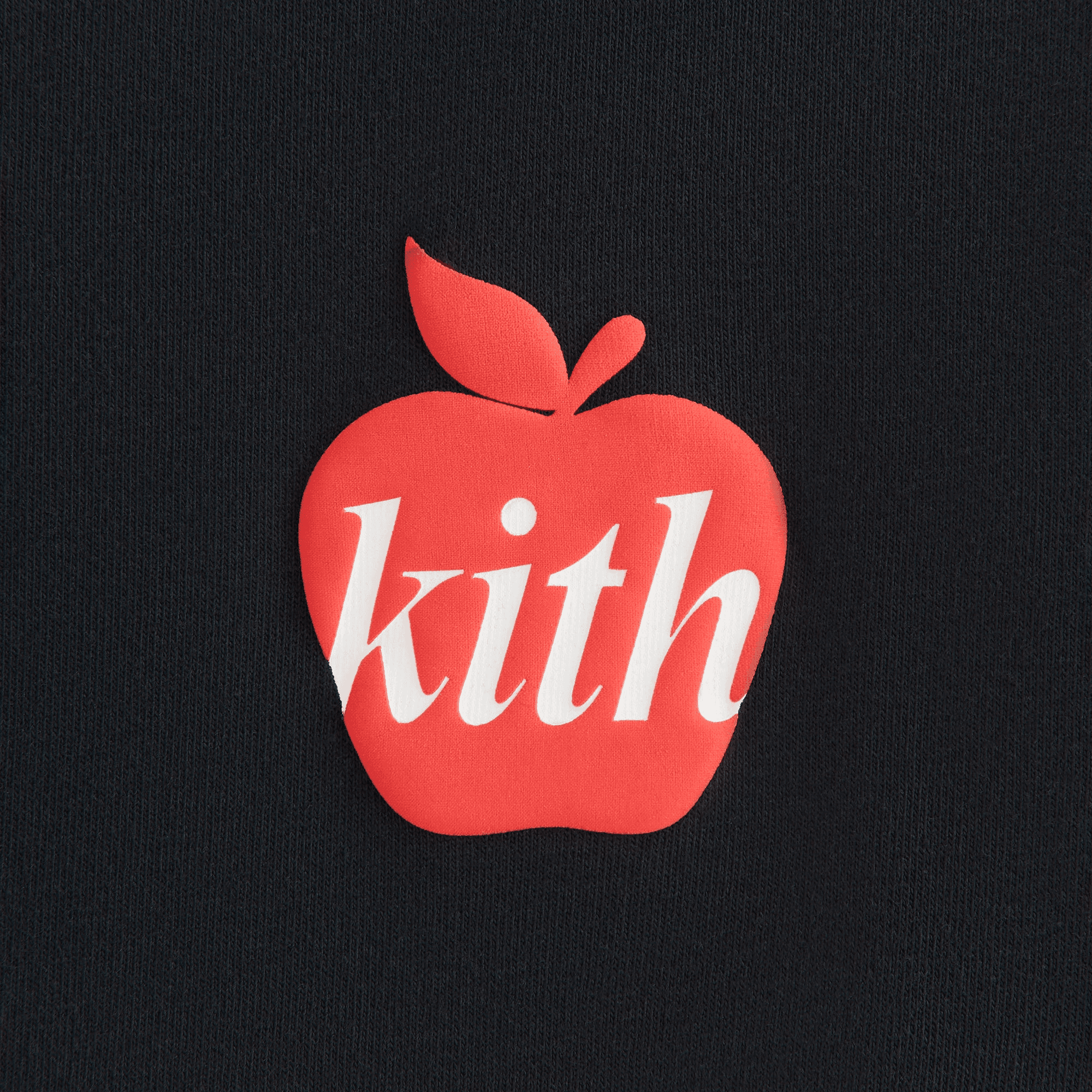 Kith Kids Apple Logo Graphic Long Sleeve Tee - Black — Image 2