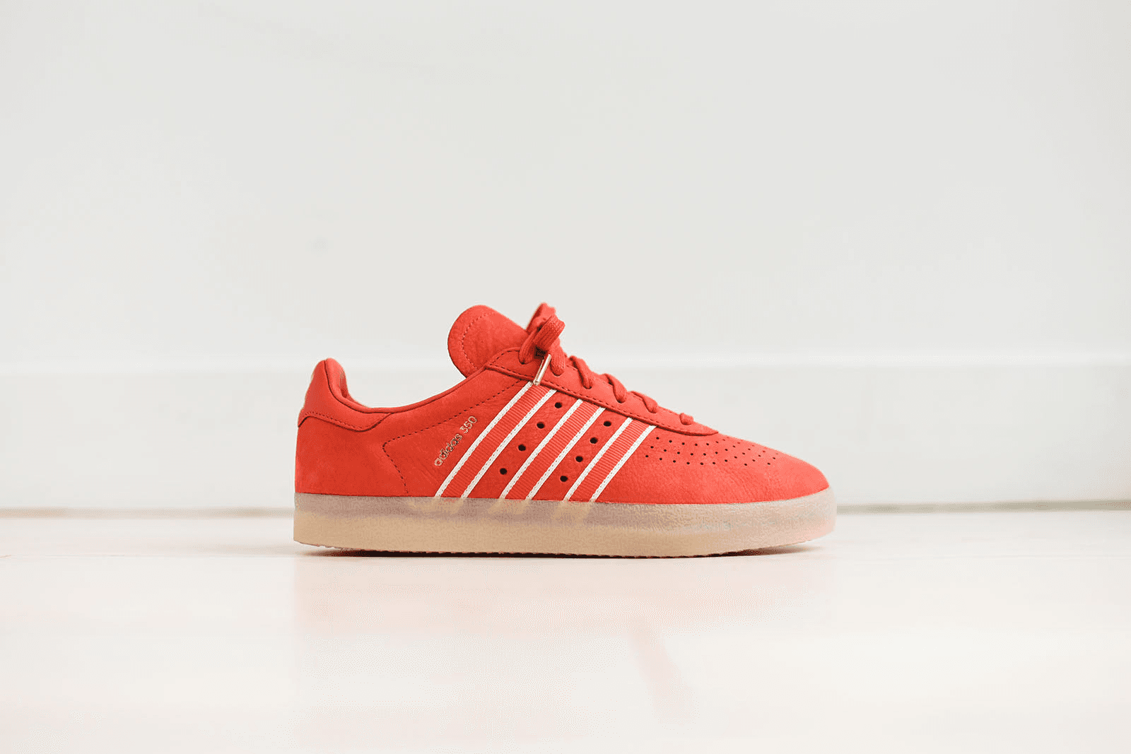 adidas x Oyster 350 - Scarlet / White / Gold — Image 3
