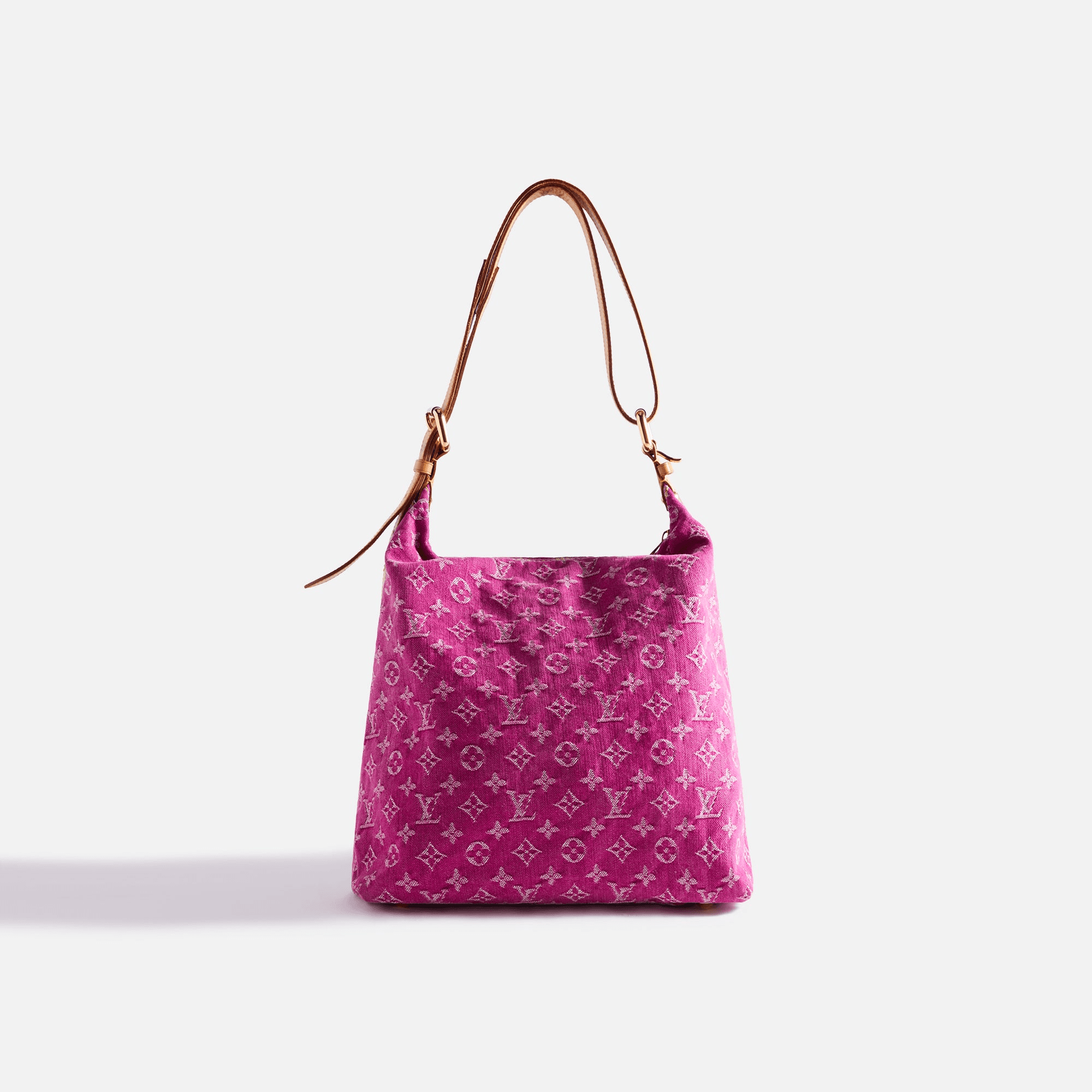 What Goes Around Comes Around Louis Vuitton Denim Baggy GM - Pink — Image 2