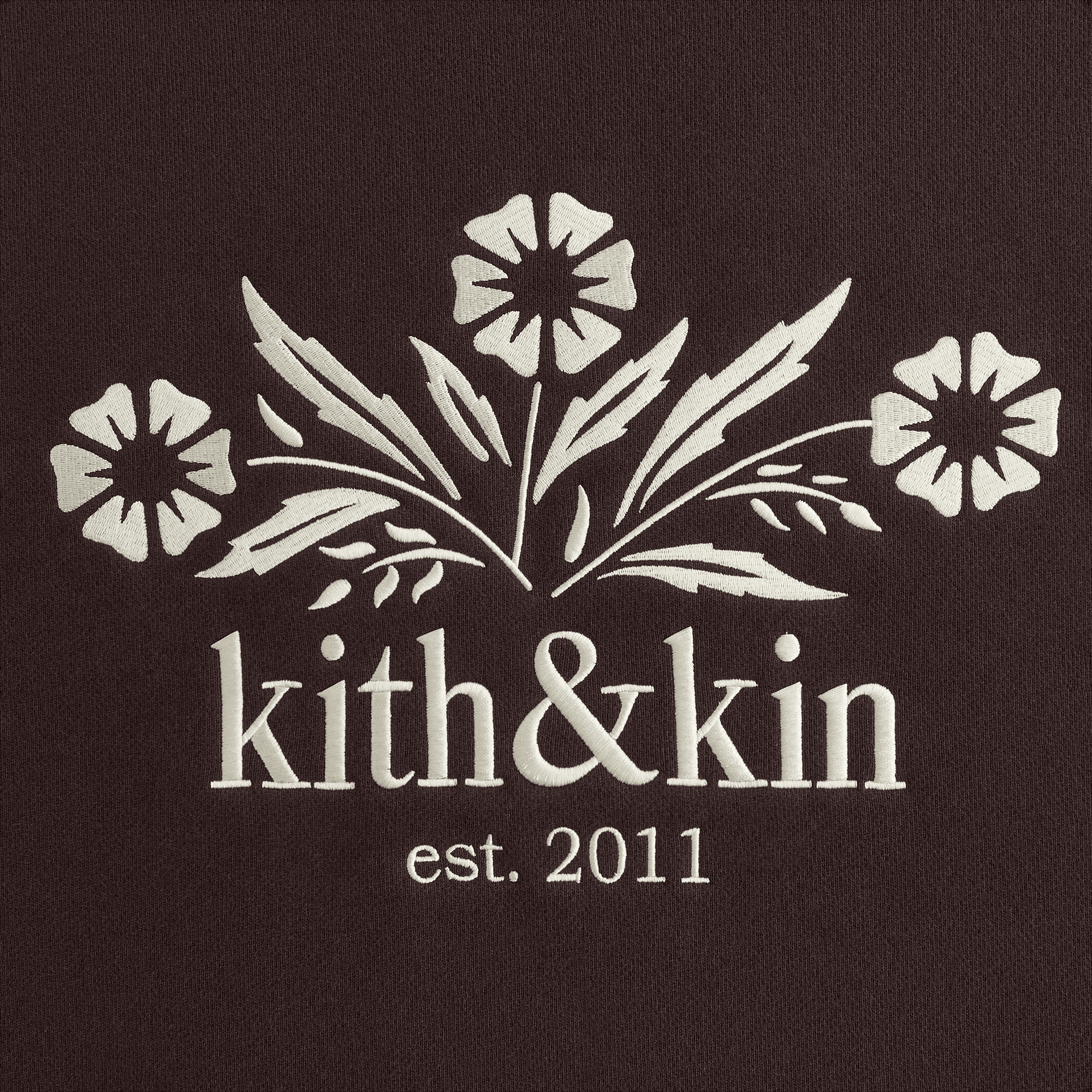 Kith Women Ashwin Kith & Kin Bellflower Crewneck - Incognito — Image 3